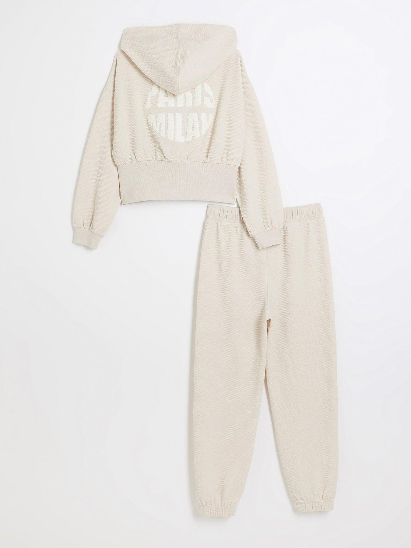 river-island-girls-textured-hoodie-and-joggers-set-creamback