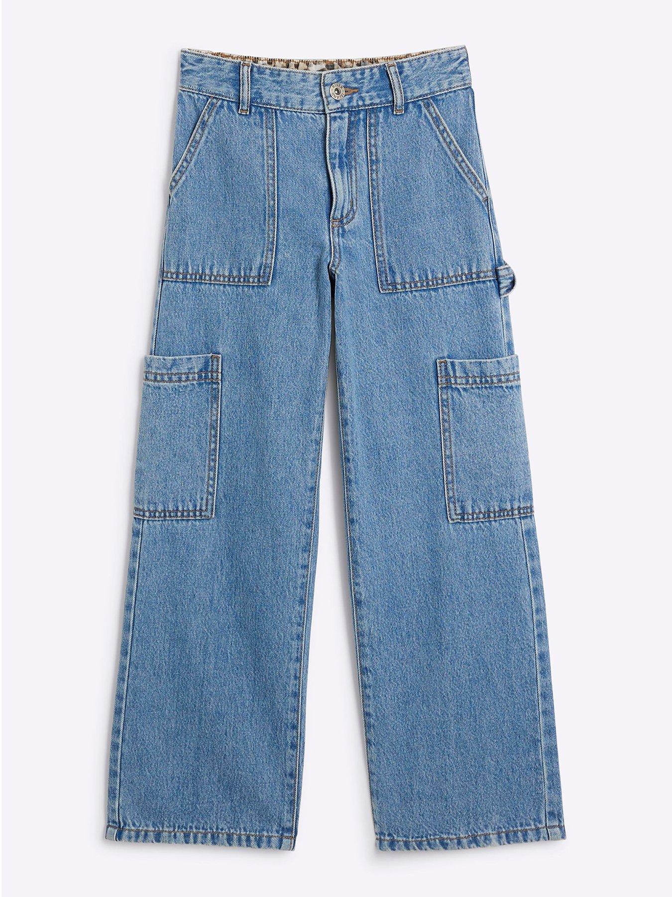 river-island-older-girl-carpenter-straight-jeans-blue