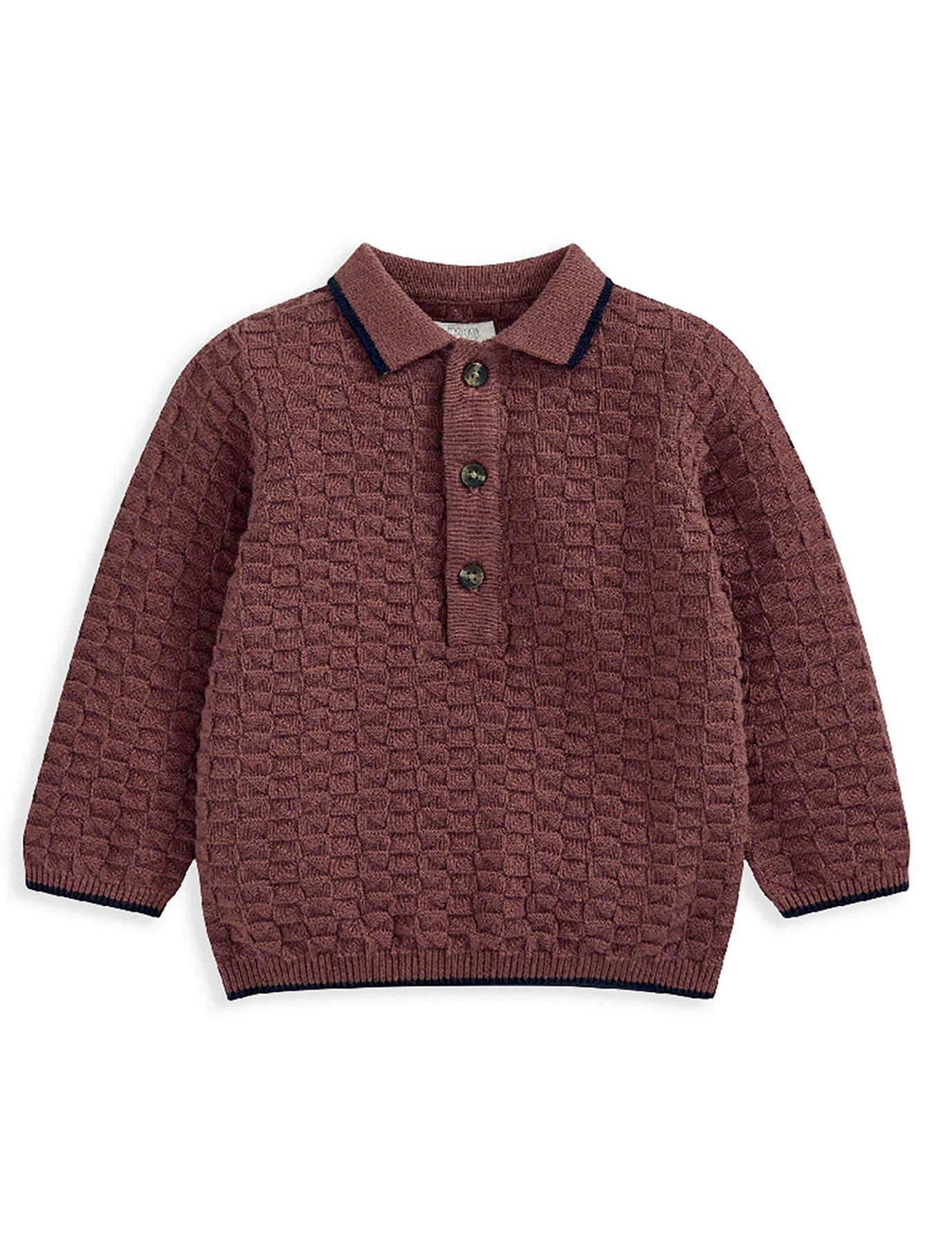 mamas-papas-baby-boys-long-sleeve-knit-polo-red