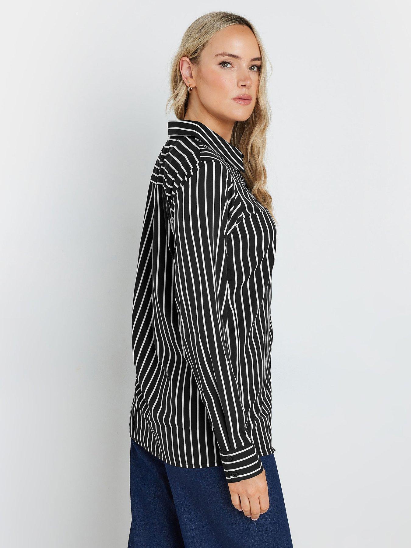 long-tall-sally-tall-stripe-long-sleeve-shirt-blackstillFront