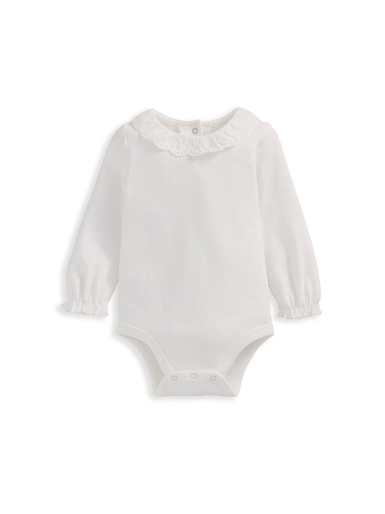 Image 4 of 4 of Mamas & Papas Baby Girls Crinkle Dungaree &amp; Bodysuit Set - Pink