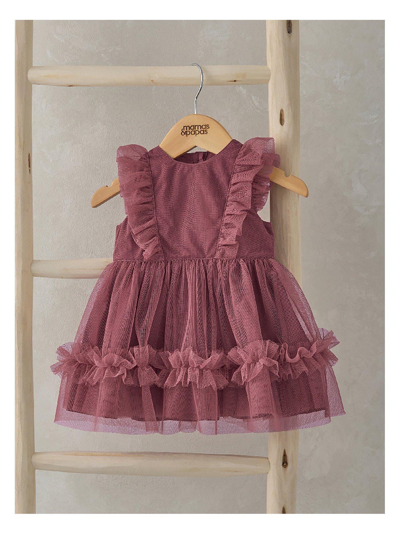 mamas-papas-baby-girls-tulle-frill-dress-pink