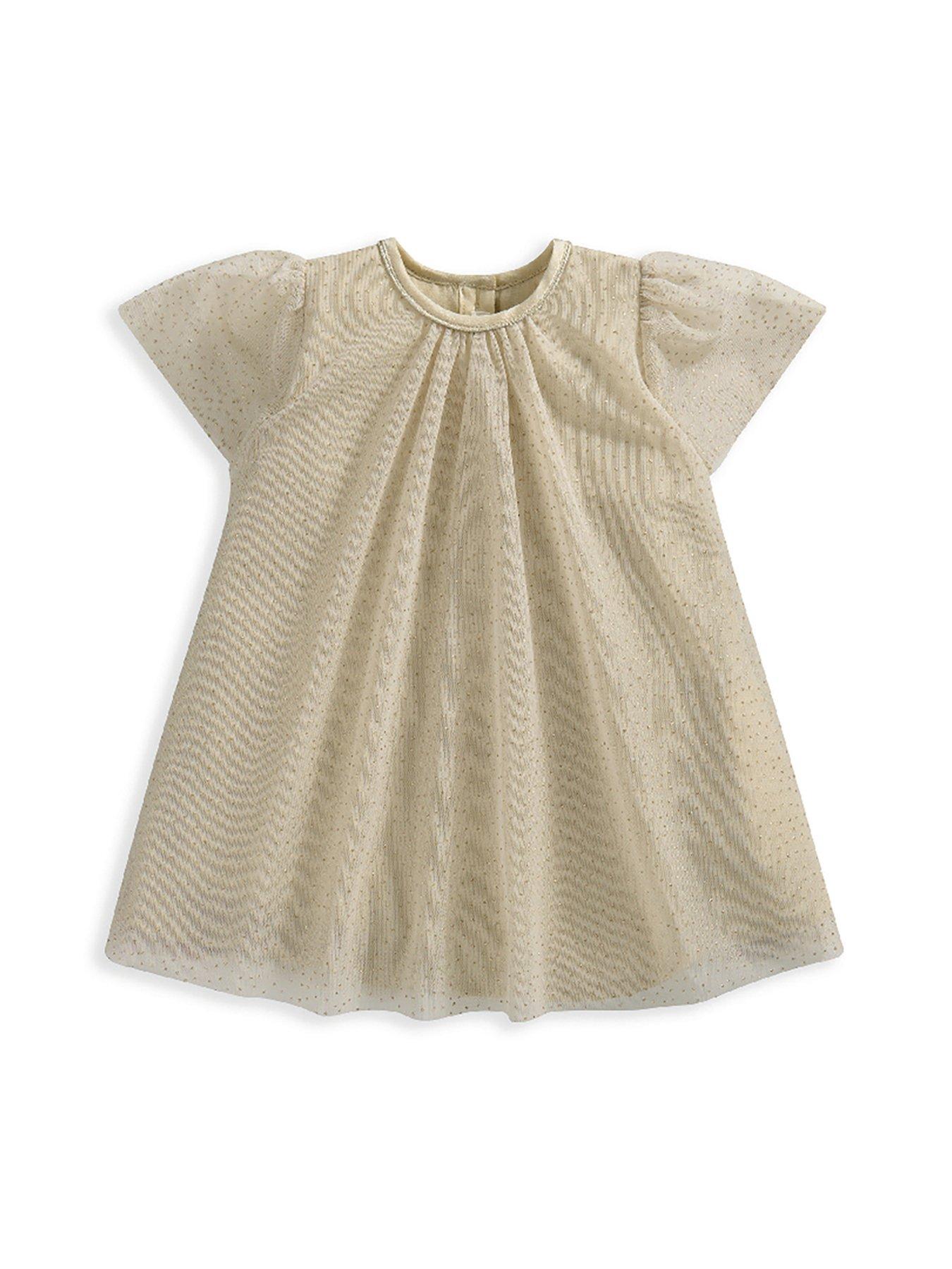 mamas-papas-baby-girls-gold-speckle-dress-goldstillFront