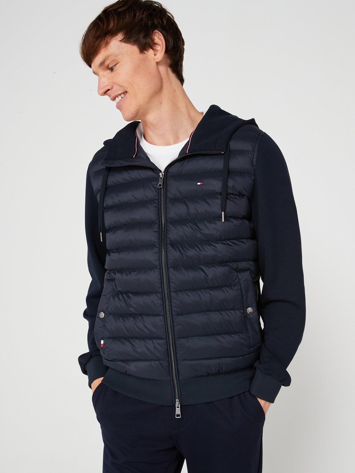 tommy-hilfiger-quilted-front-overhead-hoodie-navy