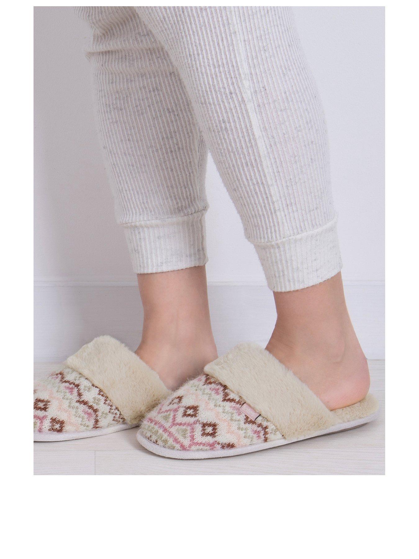 totes-fair-isle-mule-slippers-fairisle-multistillFront