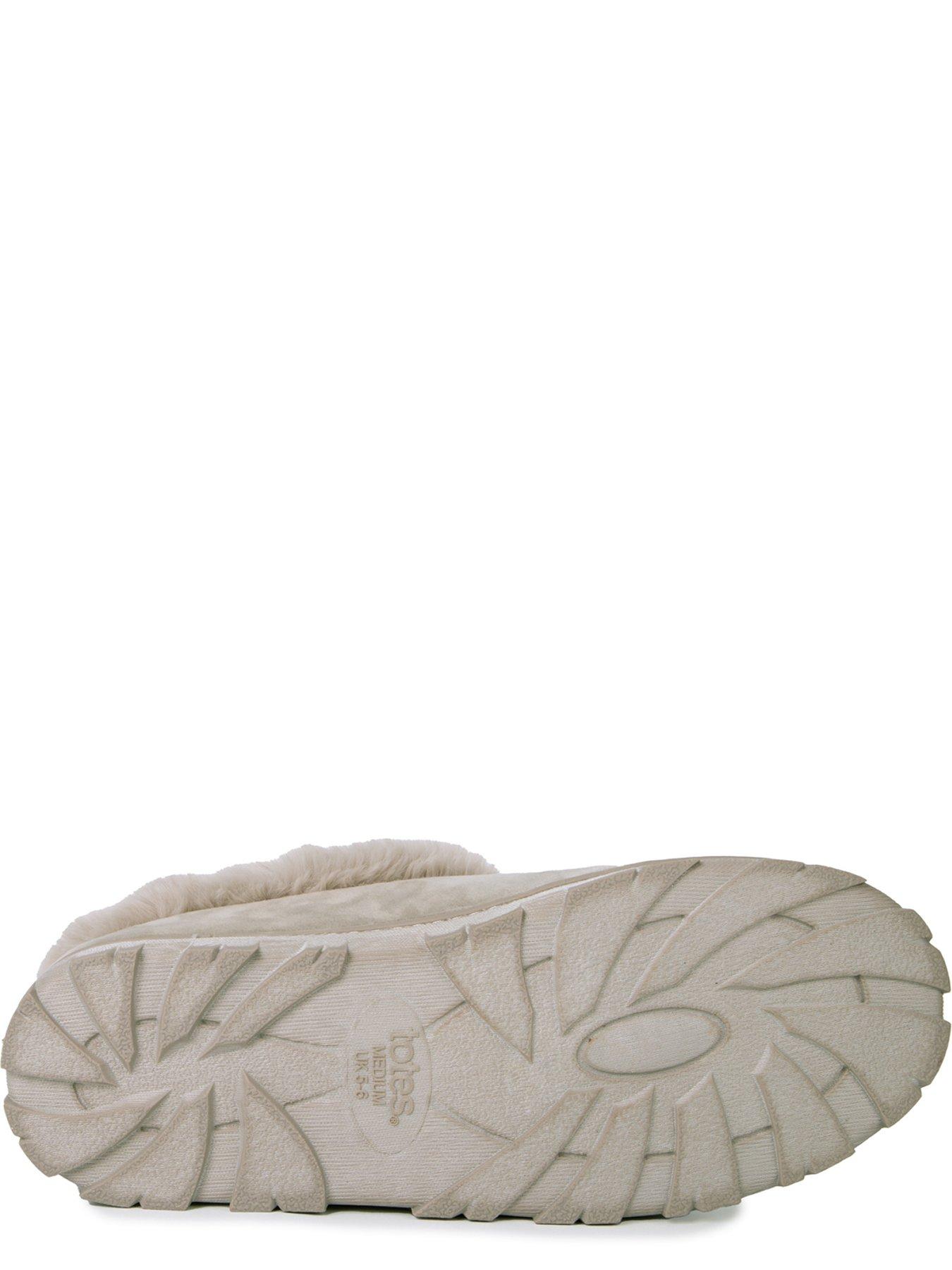 Image 4 of 6 of TOTES Totes Microsuede Shoot Slippers - Grey