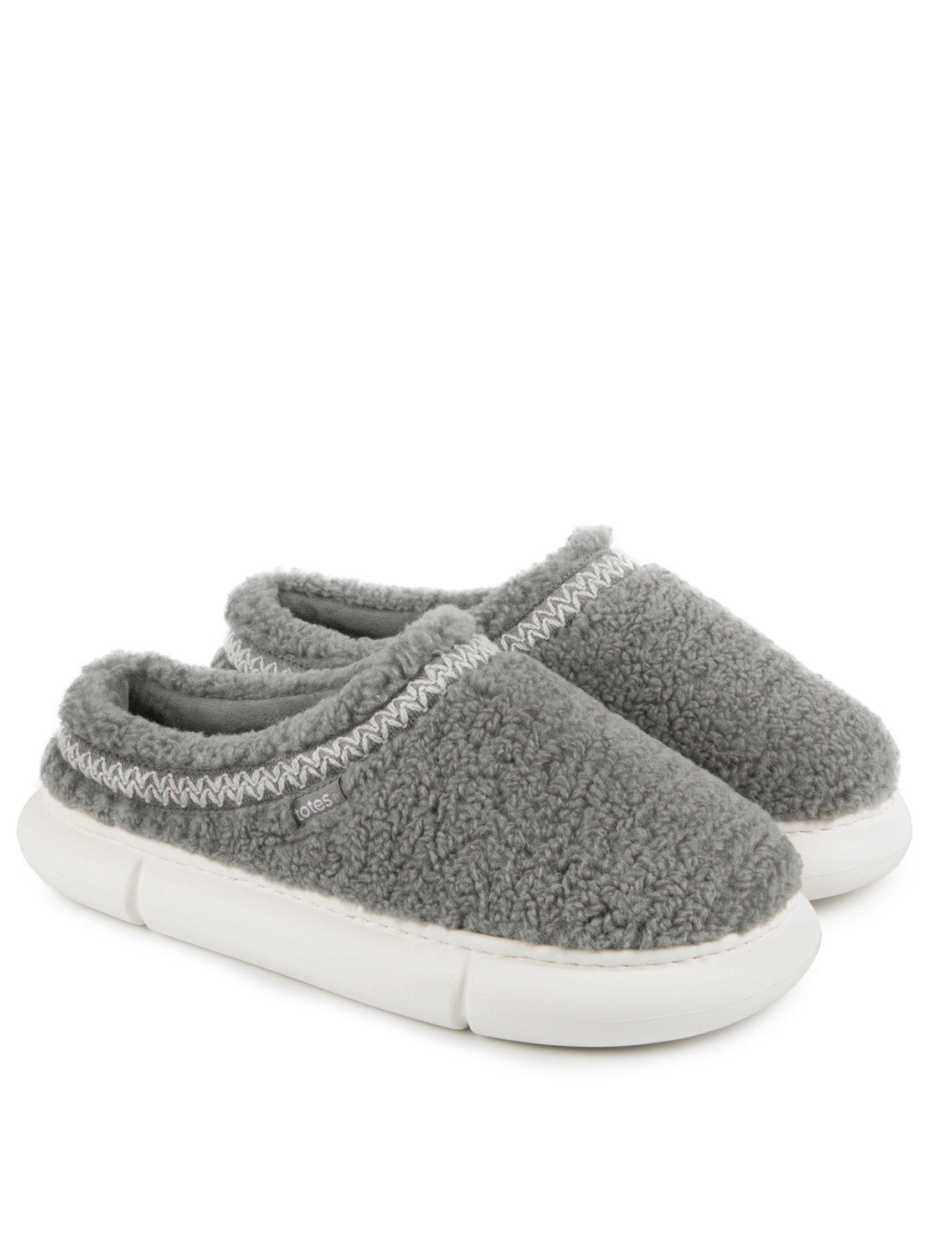 totes-totes-icon-borg-cloud-swept-back-mule-slippers-greystillFront