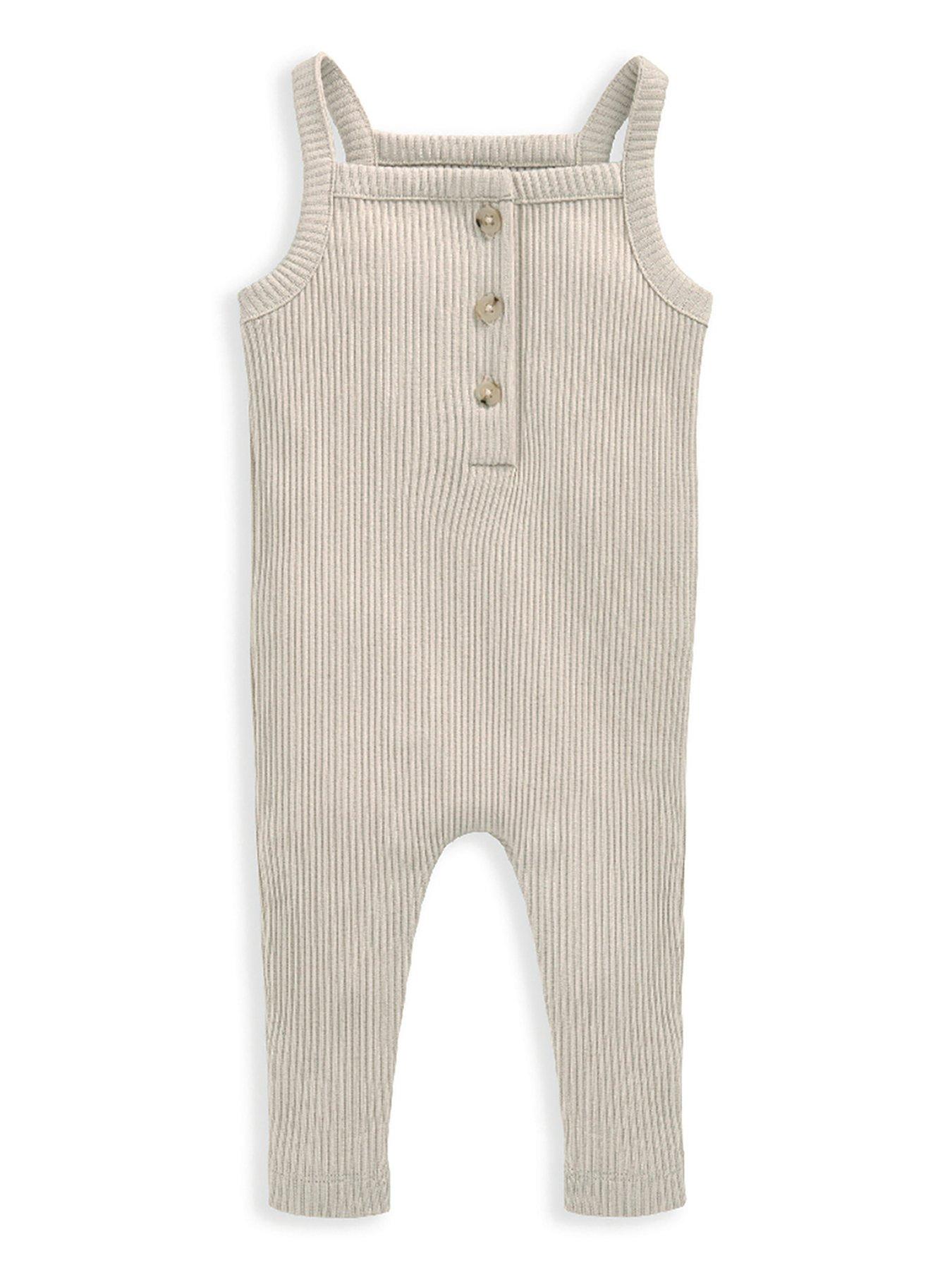 mamas-papas-baby-unisex-2-piece-ribbed-dungaree-set-multiback