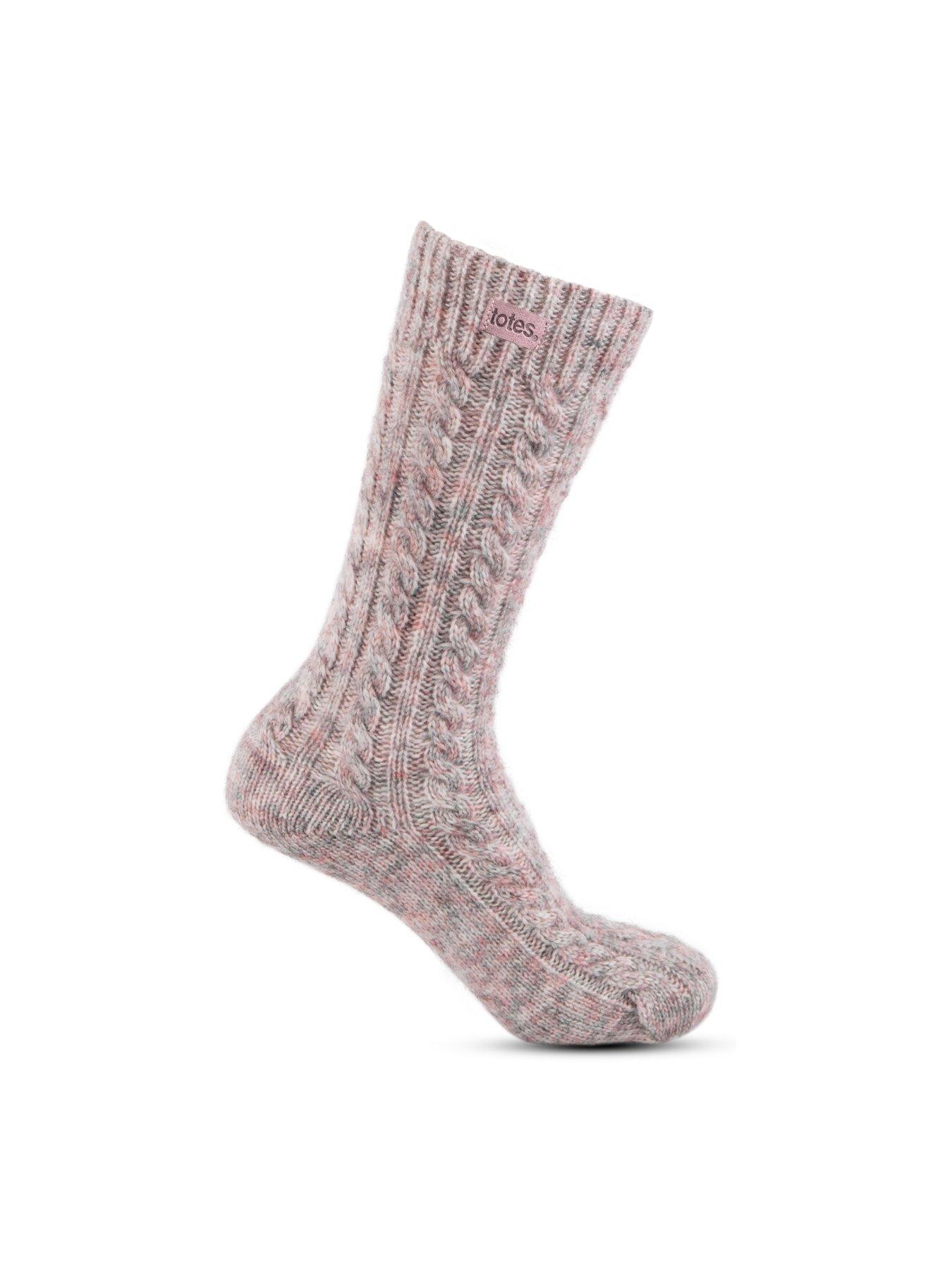 totes-totes-chunky-twist-wool-blend-thermal-boot-socks-pinkback