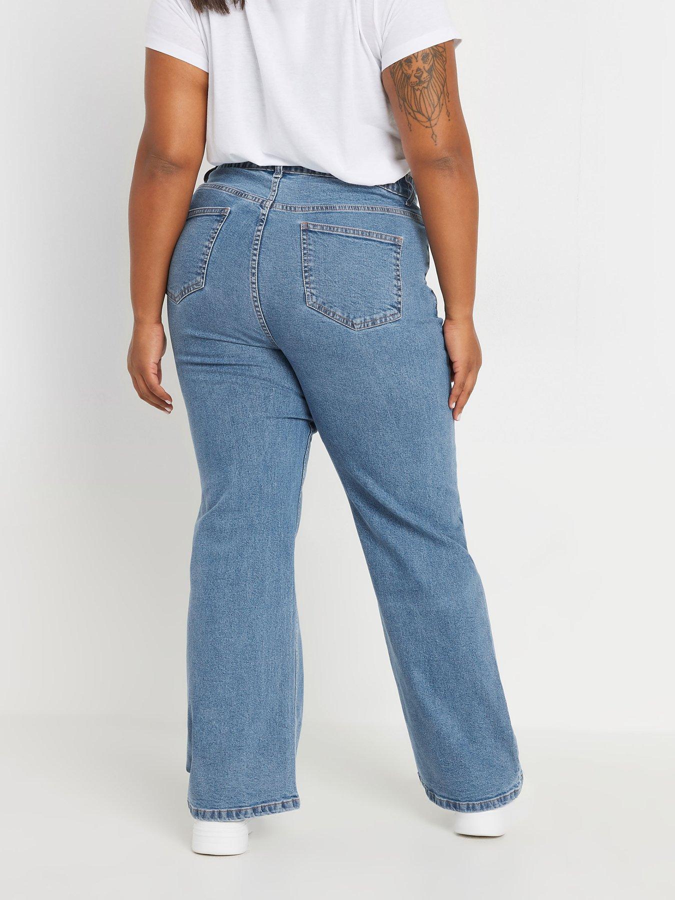 yours-curve-wide-leg-jean-bluestillFront