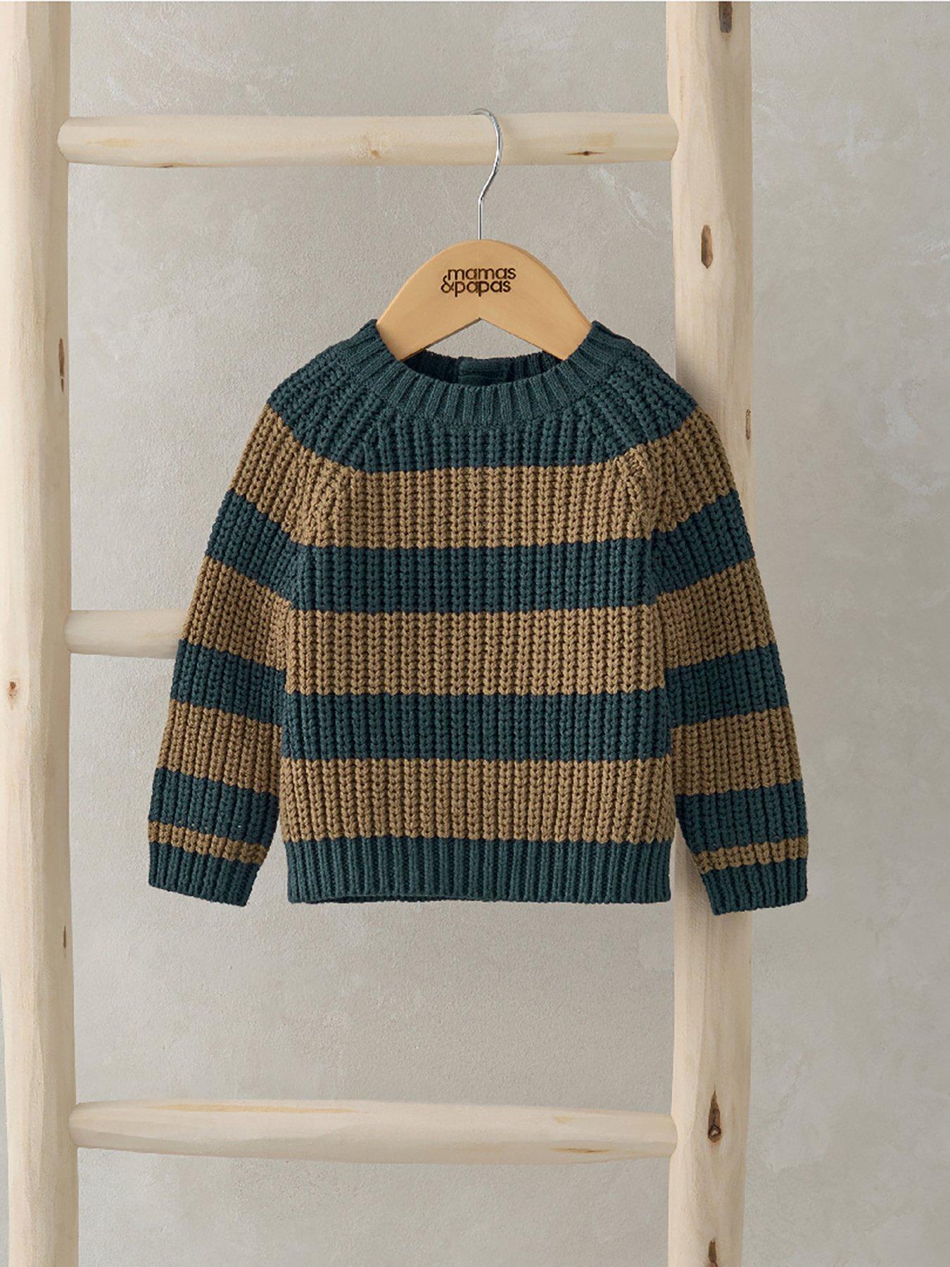 mamas-papas-baby-boys-chunky-stripe-knitted-jumper-bluestillFront