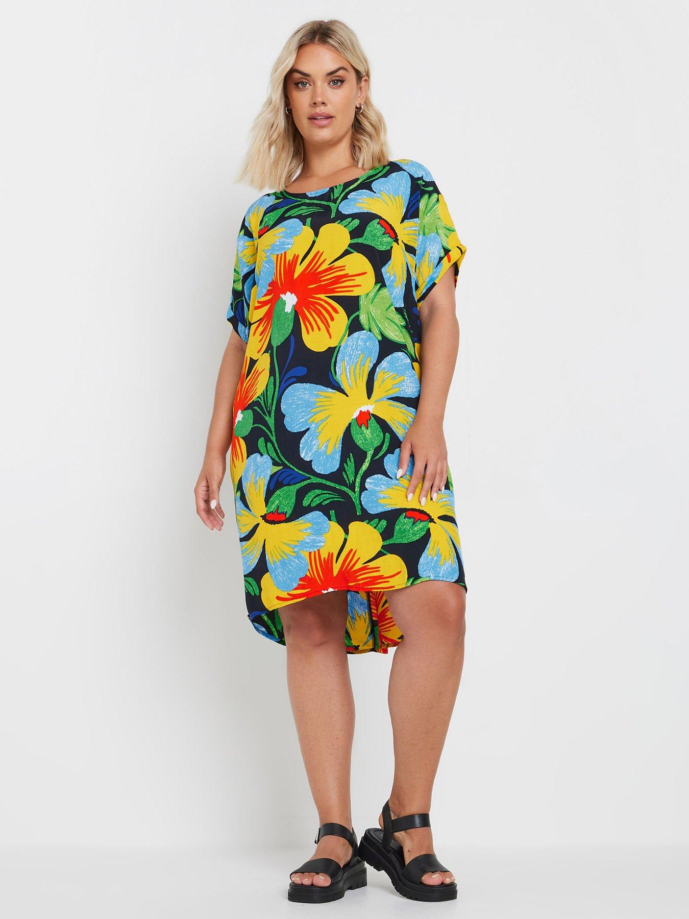 yours-curve-tunic-dress-multi