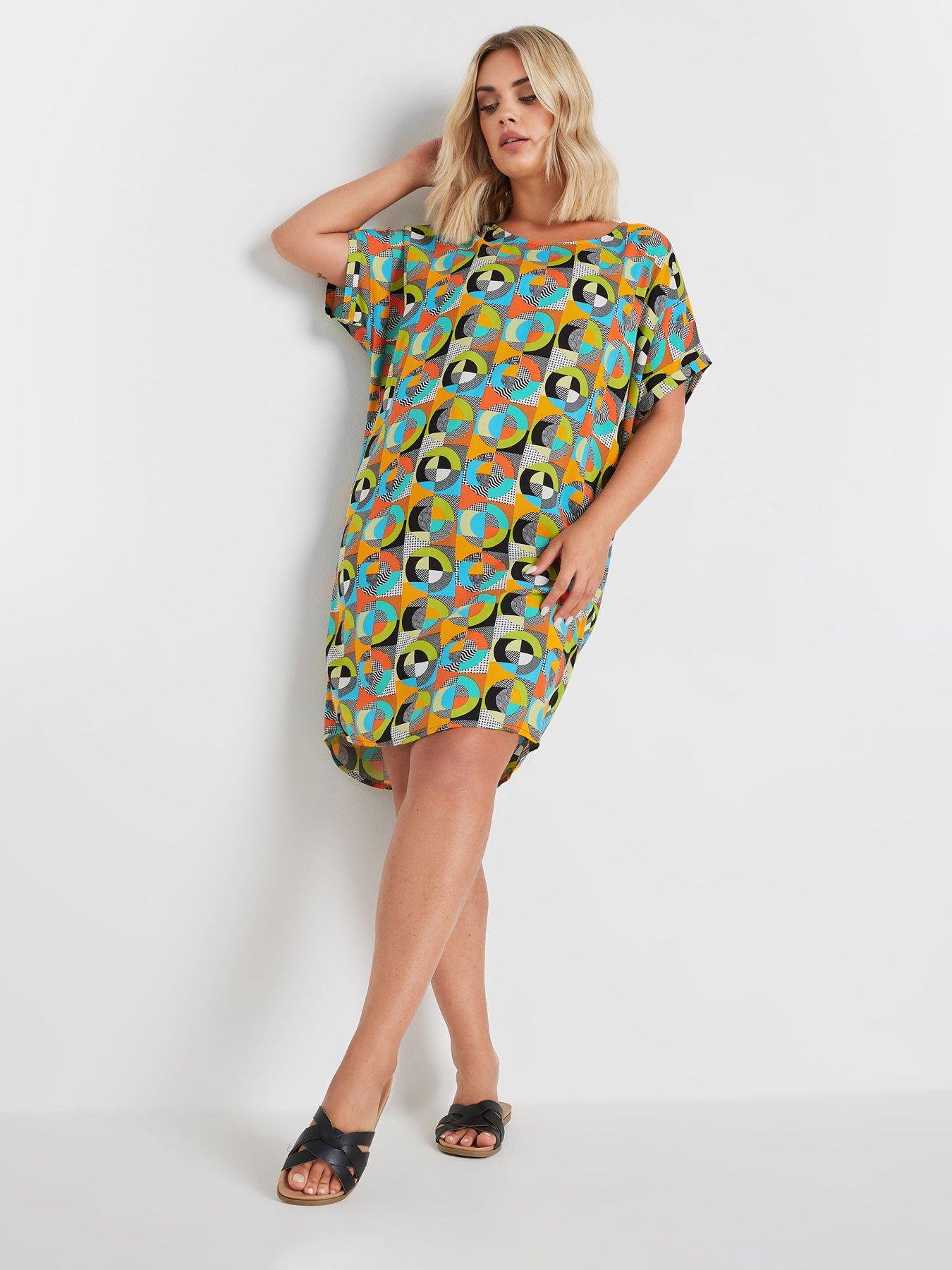 yours-curve-tunic-dress-abstract-printback