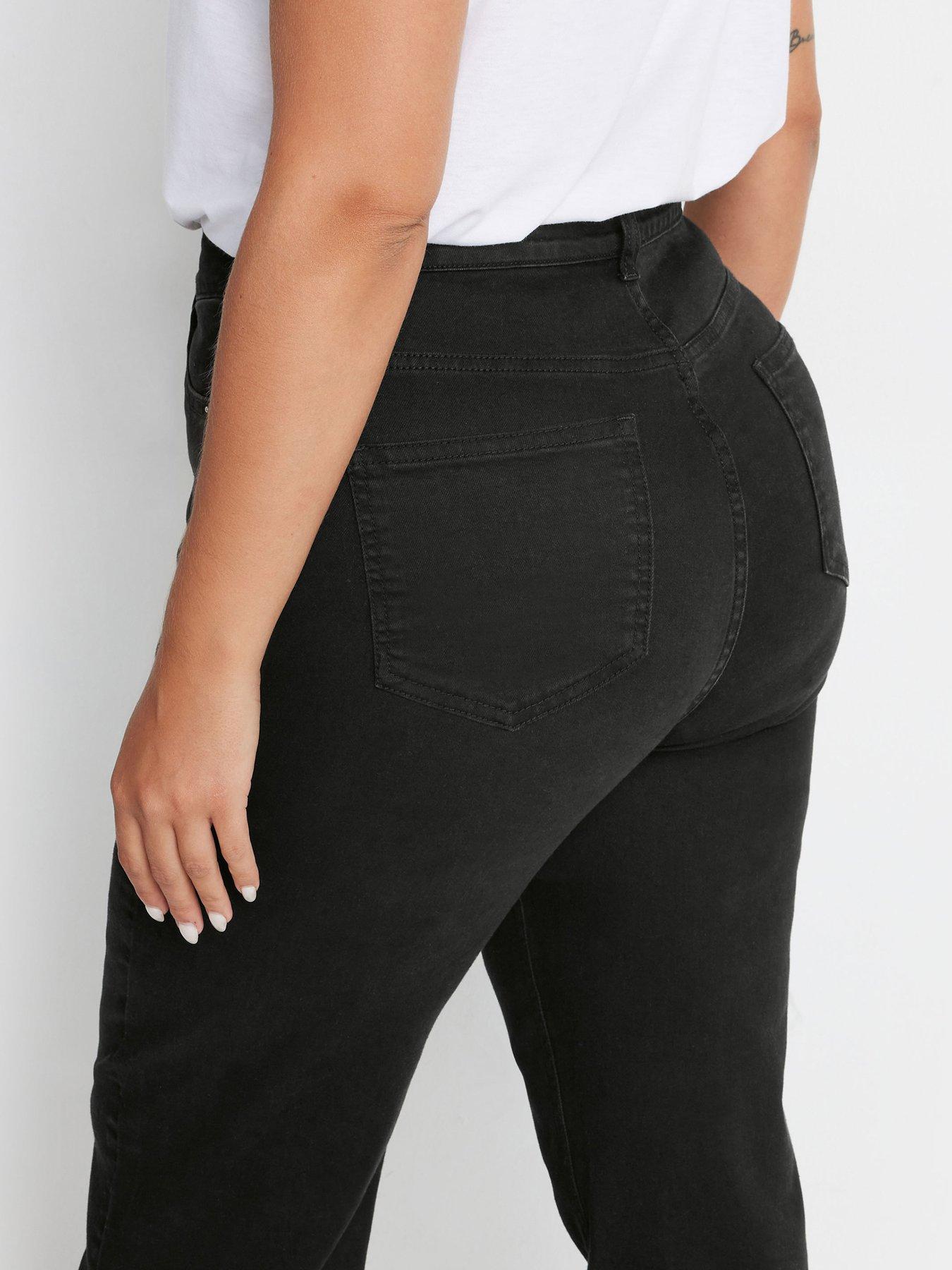 yours-curve-wide-leg-jeans-blackoutfit