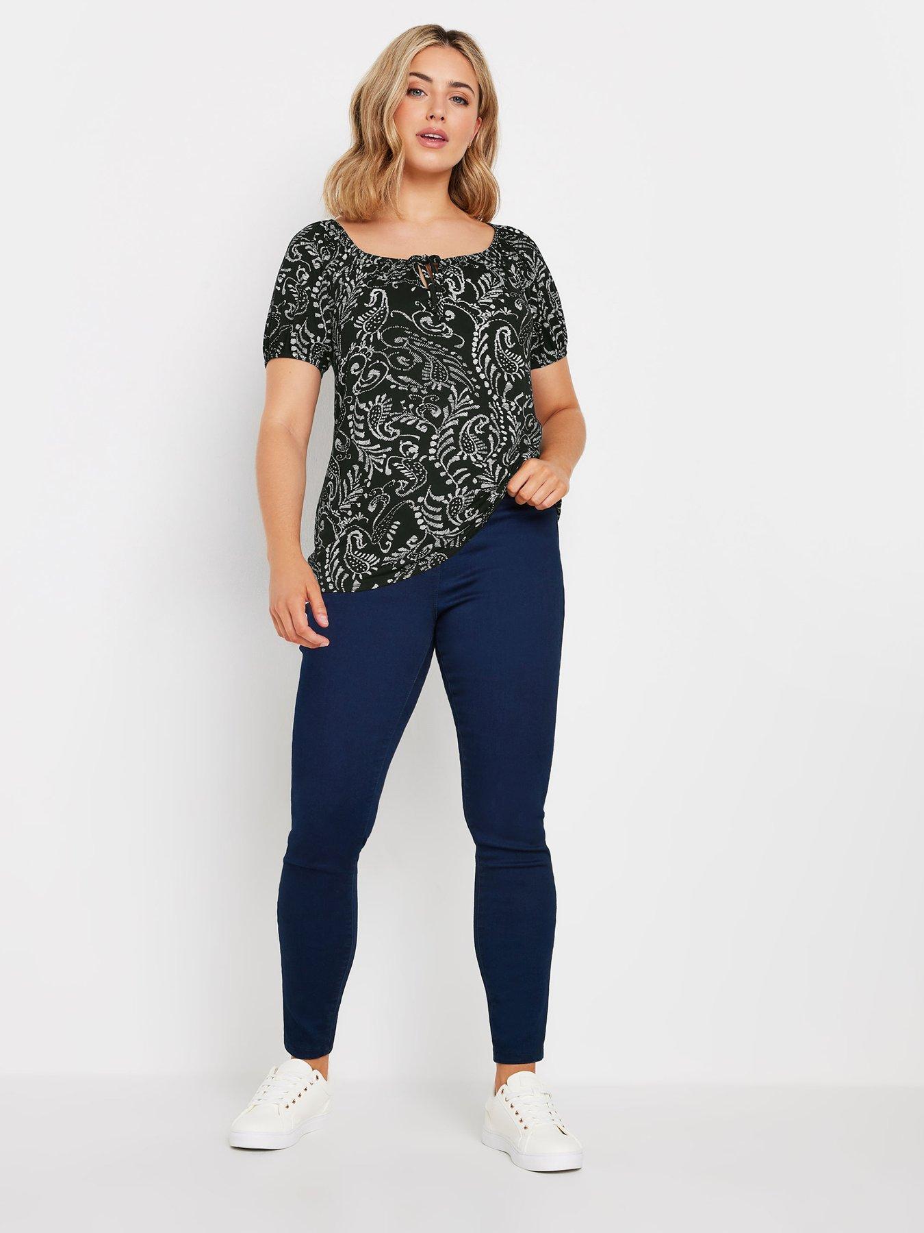 mco-short-sleeve-printed-gypsy-top-multi-blackback