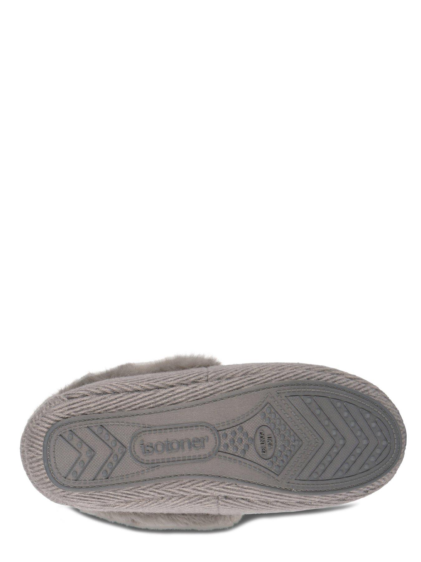 totes-totes-isotoner-herringbone-moccasin-slippers-greydetail