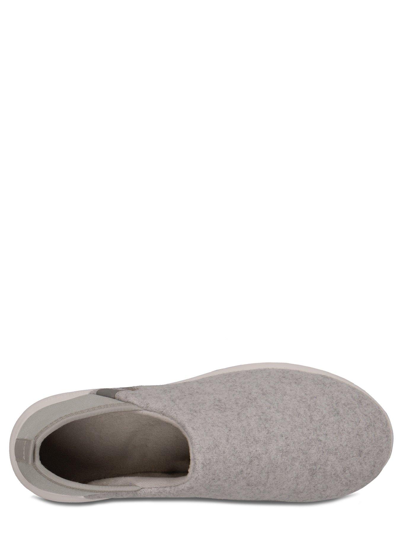 Image 3 of 5 of TOTES Totes Isotoner Isoflex Felt Full Back Slippers - Grey
