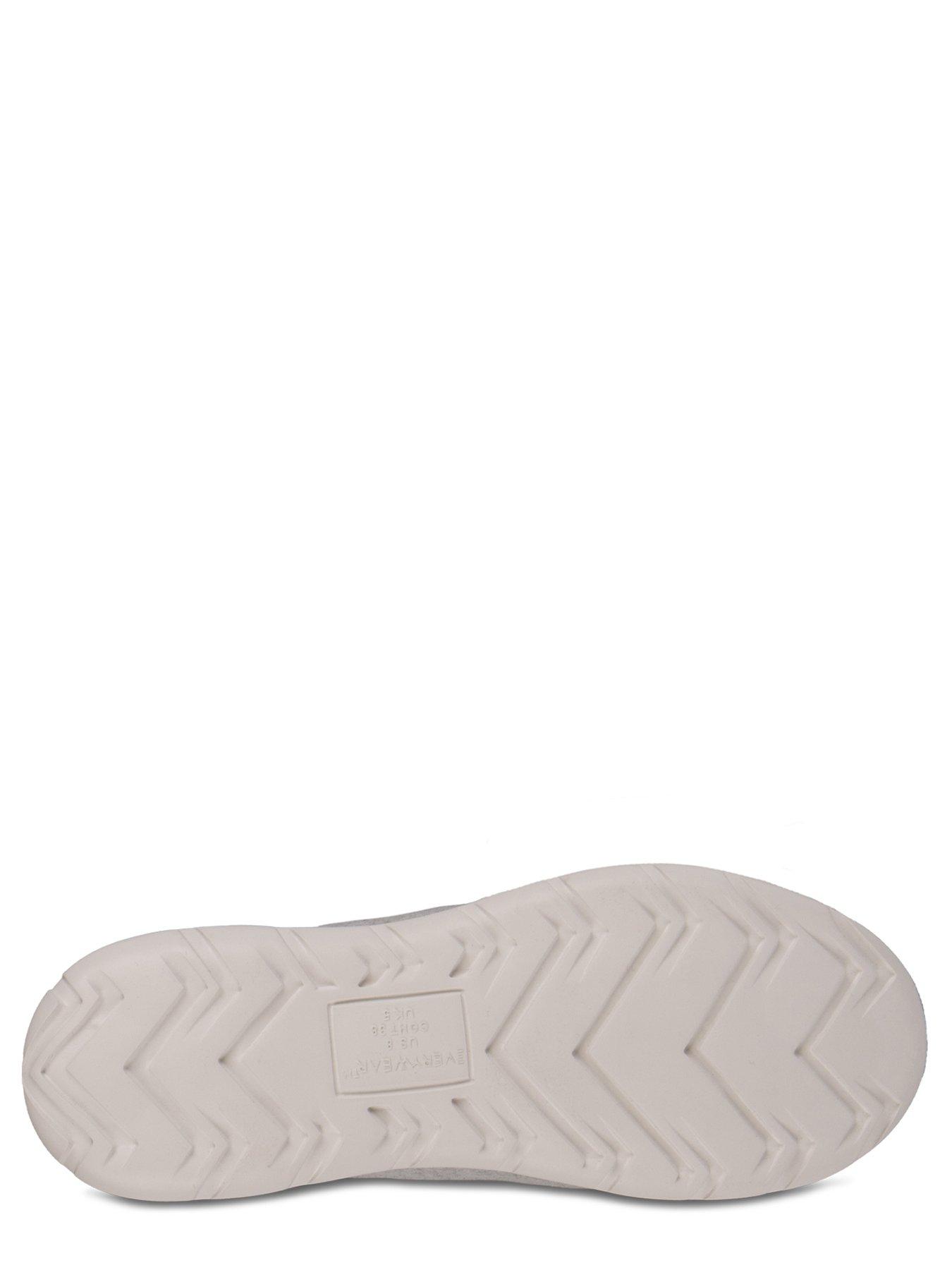 Image 4 of 5 of TOTES Totes Isotoner Isoflex Felt Full Back Slippers - Grey