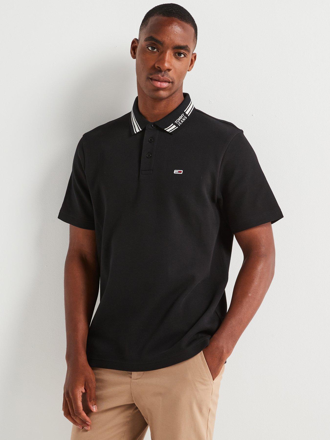tommy-jeans-tipped-logo-polo-shirt-black