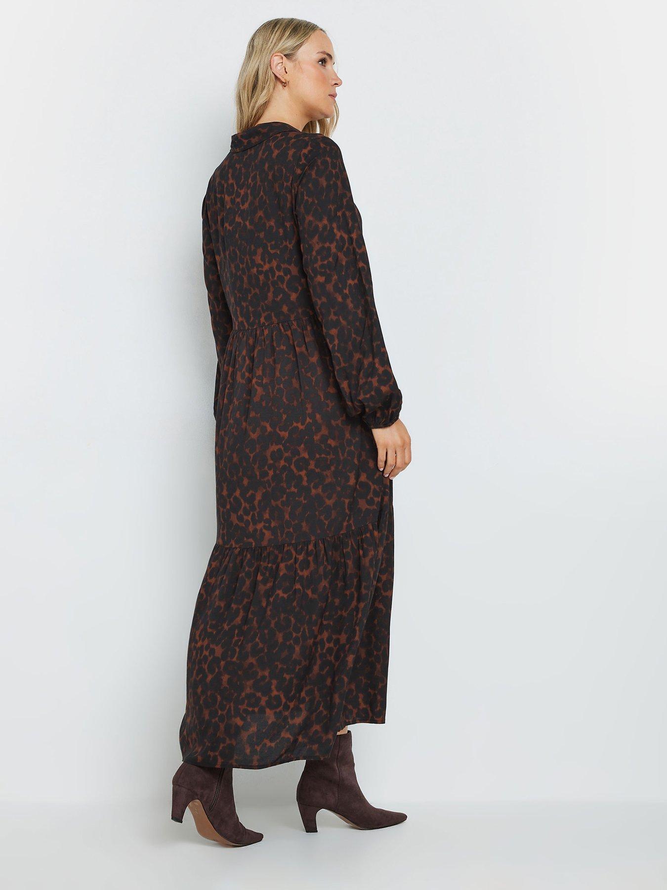 long-tall-sally-tall-animal-long-sleeve-tiered-smock-dressstillFront