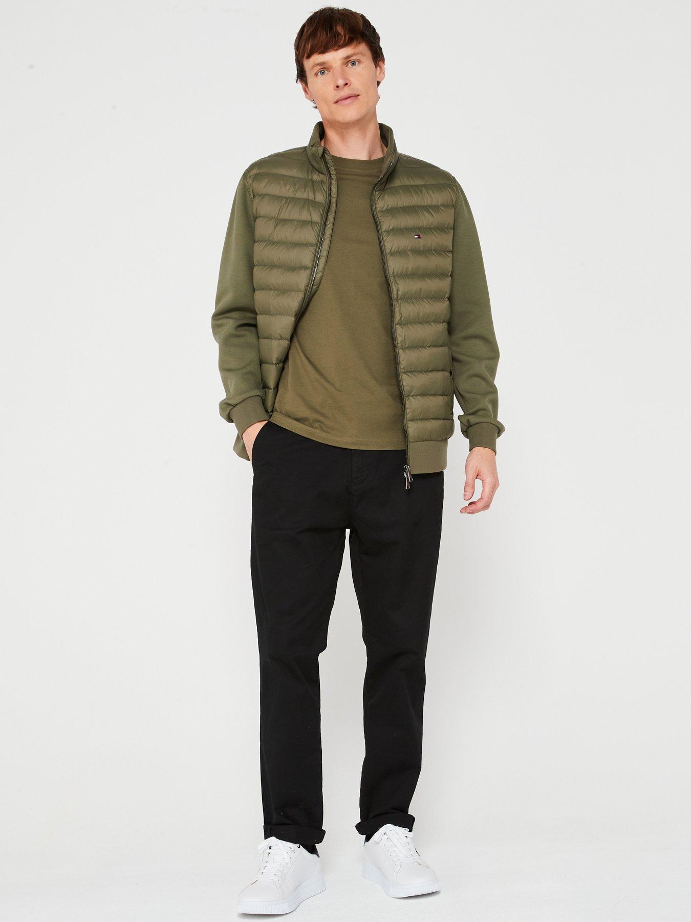 tommy-hilfiger-tommy-hilfiger-quilted-front-zip-through-sweat-khakiback