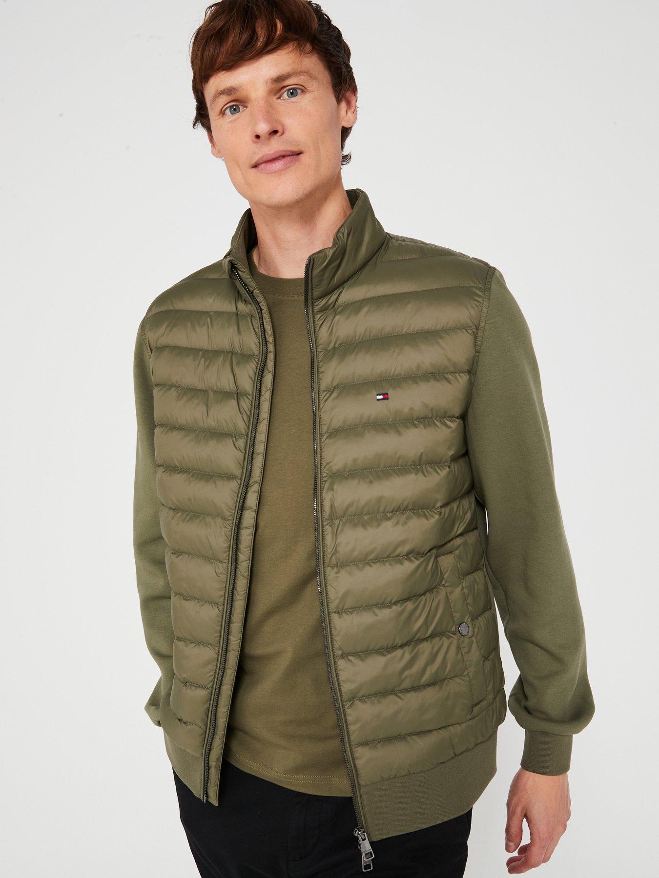 tommy-hilfiger-tommy-hilfiger-quilted-front-zip-through-sweat-khakidetail