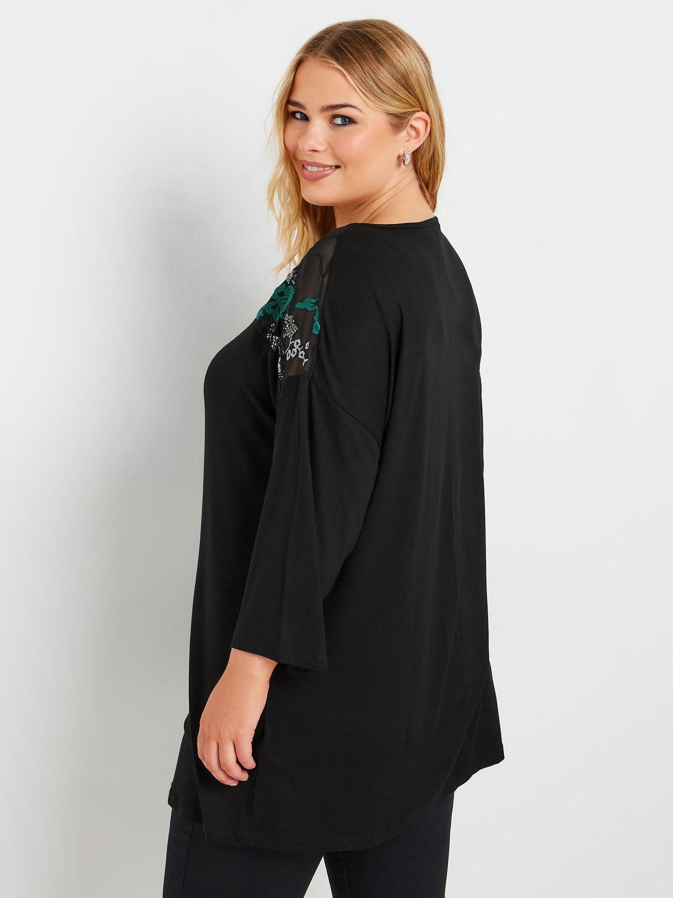 yours-curve-embellished-top-blackstillFront