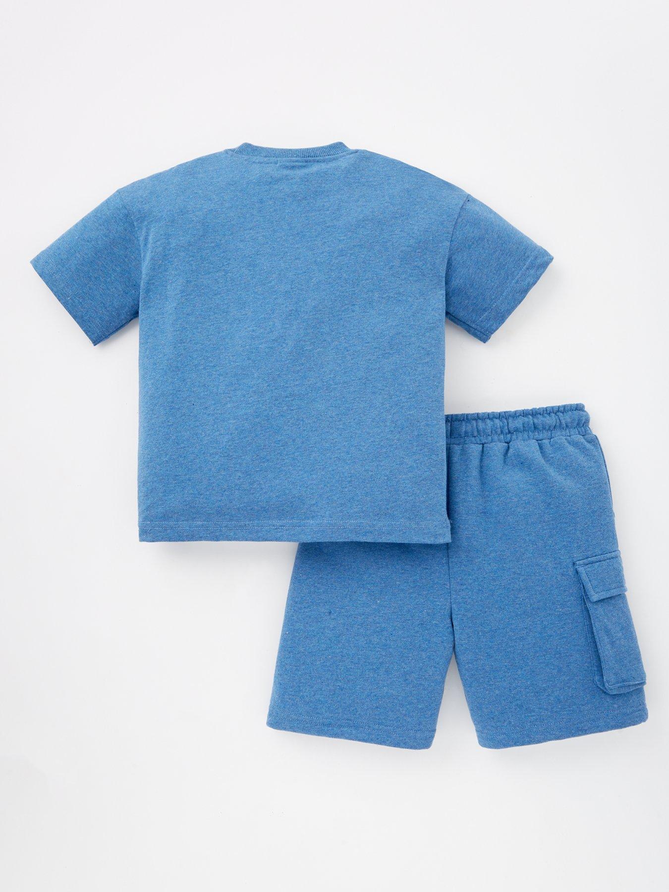 Image 2 of 4 of Hot Wheels 2 Piece T-Shirt and Short Set - Blue