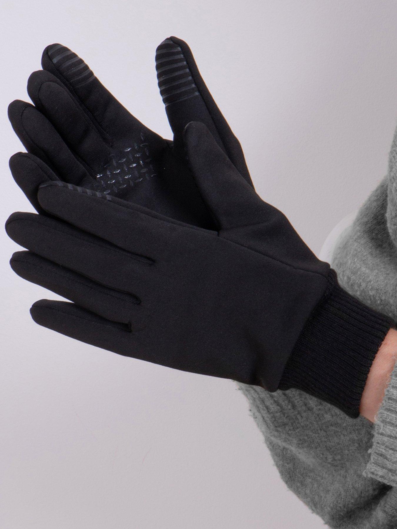 Image 2 of 3 of TOTES Totes Stretch Thermal Smartouch Gloves - Black