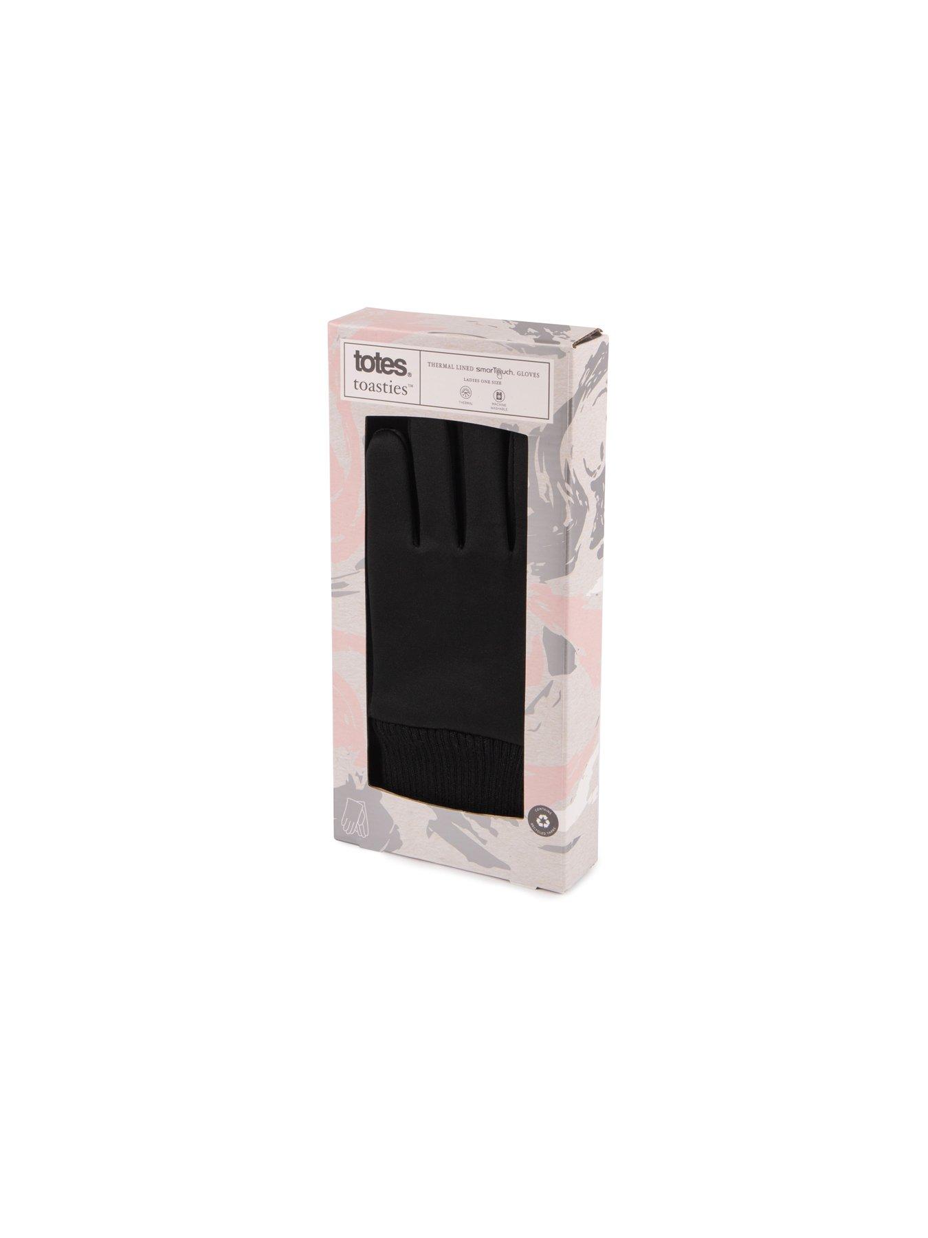 Image 3 of 3 of TOTES Totes Stretch Thermal Smartouch Gloves - Black