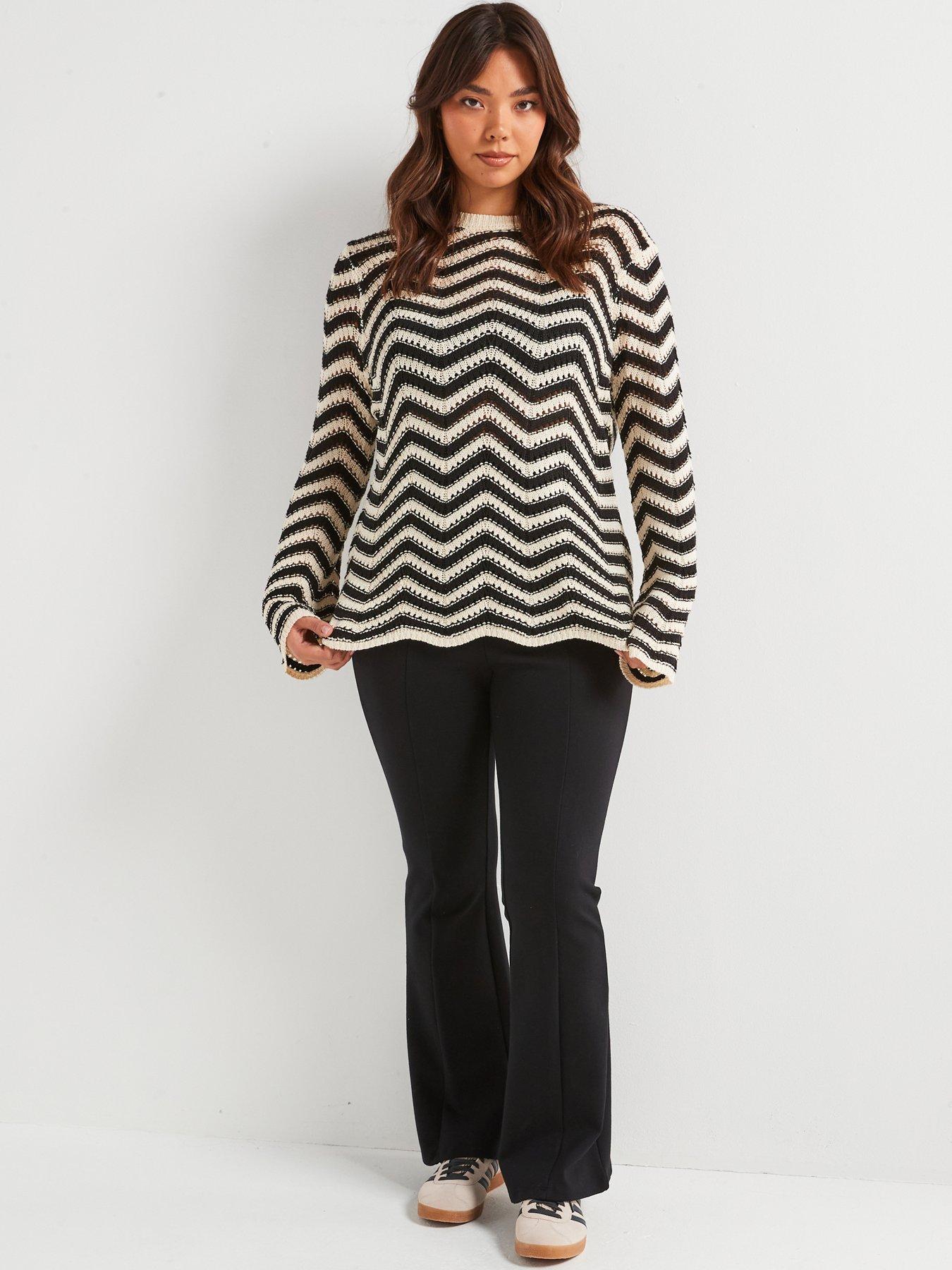 v-by-very-curve-chevron-fluted-sleeve-jumperback