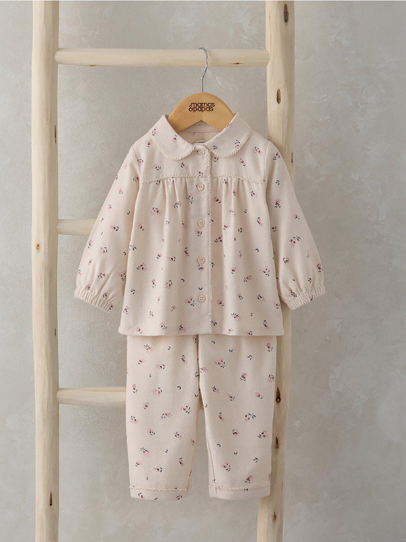 mamas-papas-baby-girls-cherries-woven-pyjamas-pinkstillFront