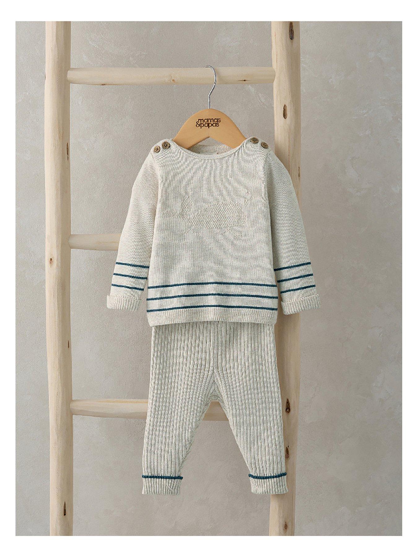 mamas-papas-baby-boys-2-piece-knitted-whale-jumper-amp-bottoms-set-beige