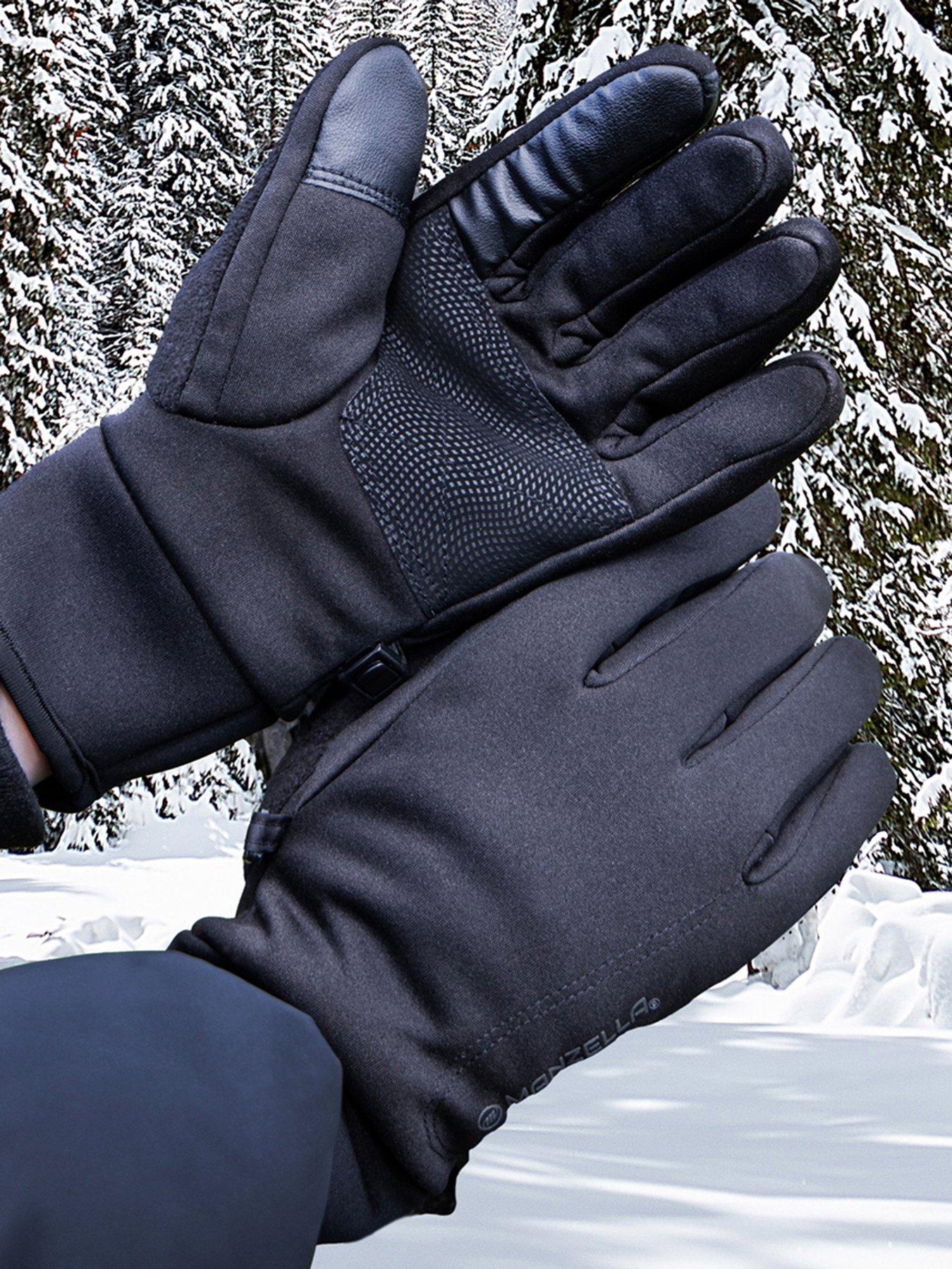 totes-totes-isotoner-manzella-gloves-warmest-blackstillFront