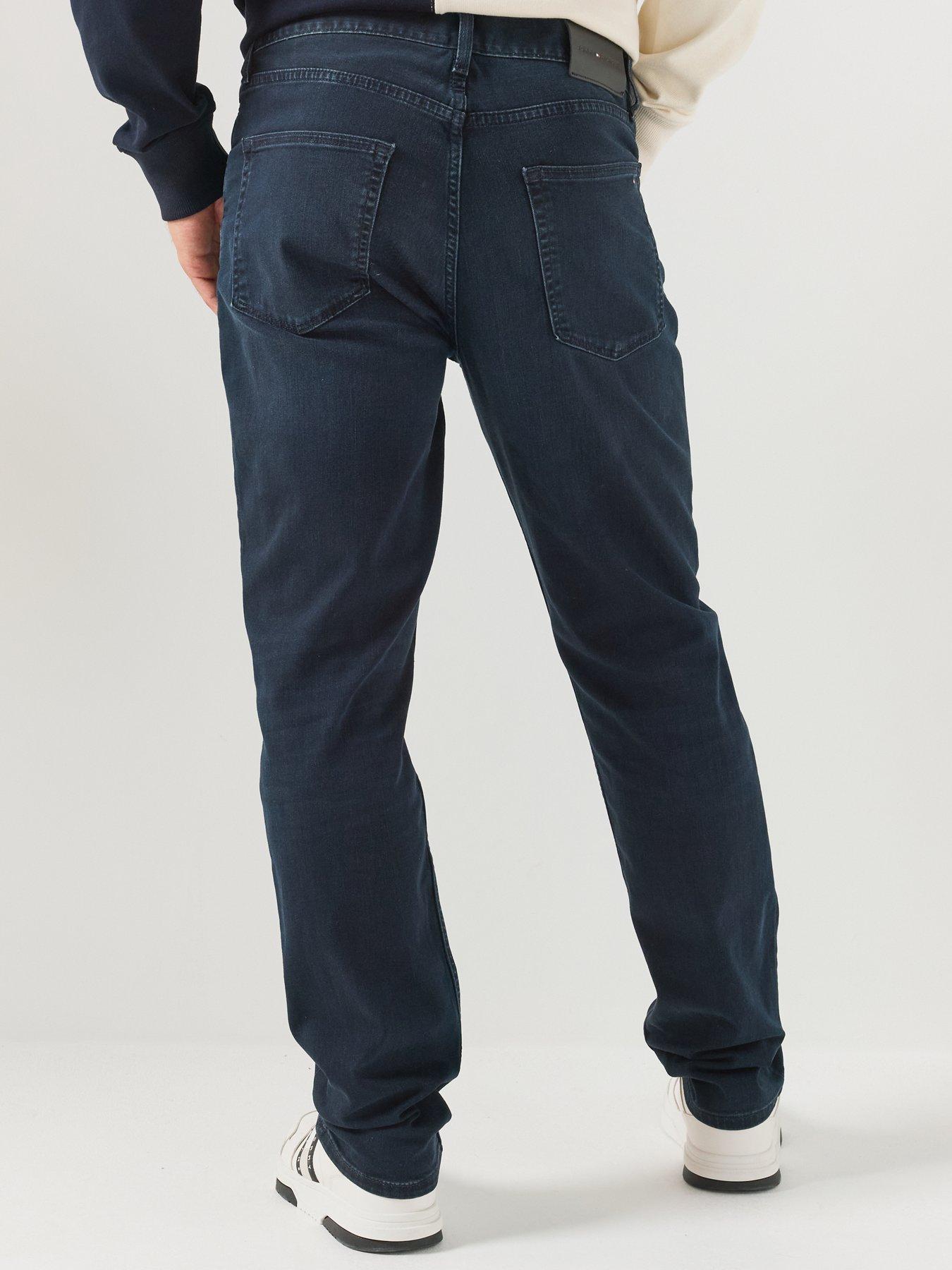 Image 2 of 6 of Tommy Hilfiger Denton Stretch Straight Fit Jeans - Darkwash - Dark Wash