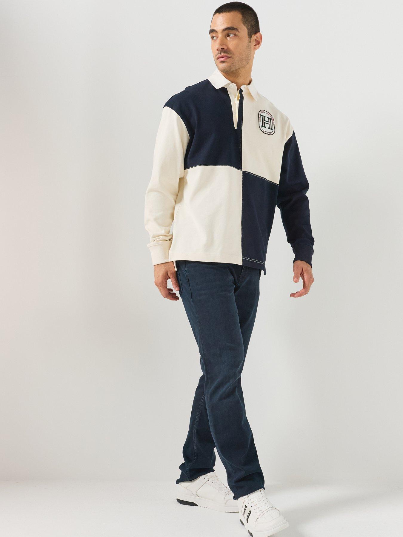 Image 6 of 6 of Tommy Hilfiger Denton Stretch Straight Fit Jeans - Darkwash - Dark Wash