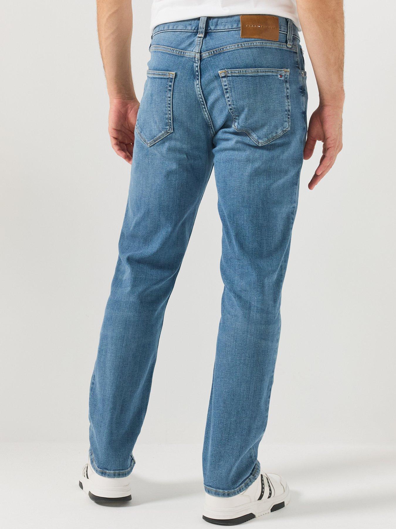 Image 2 of 6 of Tommy Hilfiger Denton Stretch Slim Straight Fit Jeans - Light Wash