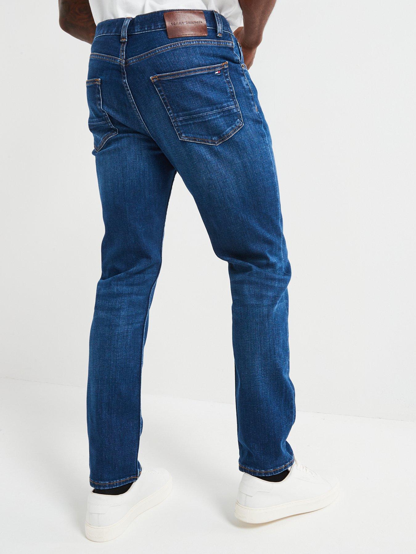 Image 2 of 4 of Tommy Hilfiger Denton Stretch Straight Fit Jeans - Brown