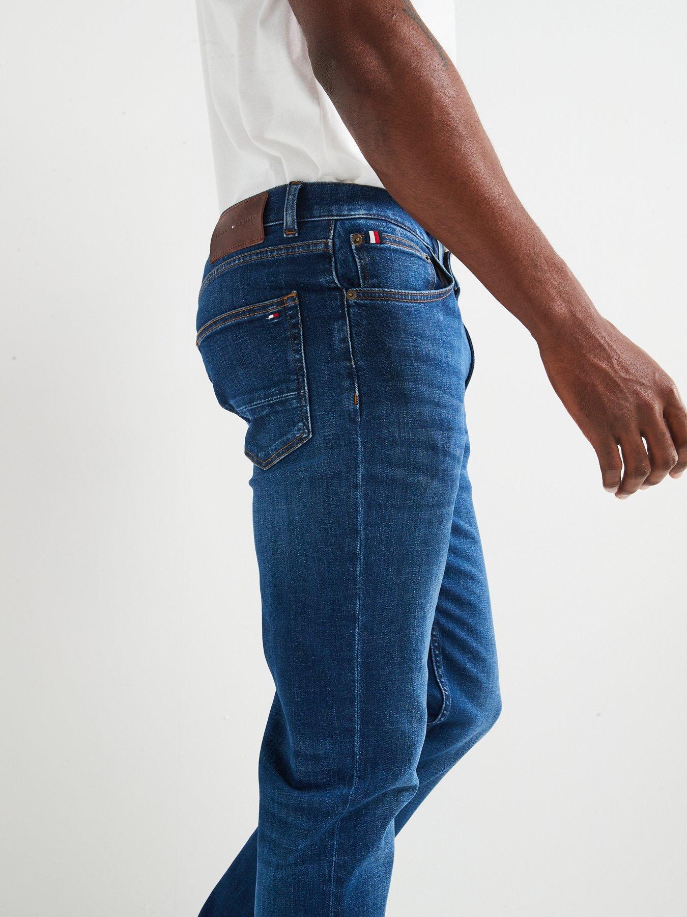 Image 4 of 4 of Tommy Hilfiger Denton Stretch Straight Fit Jeans - Brown