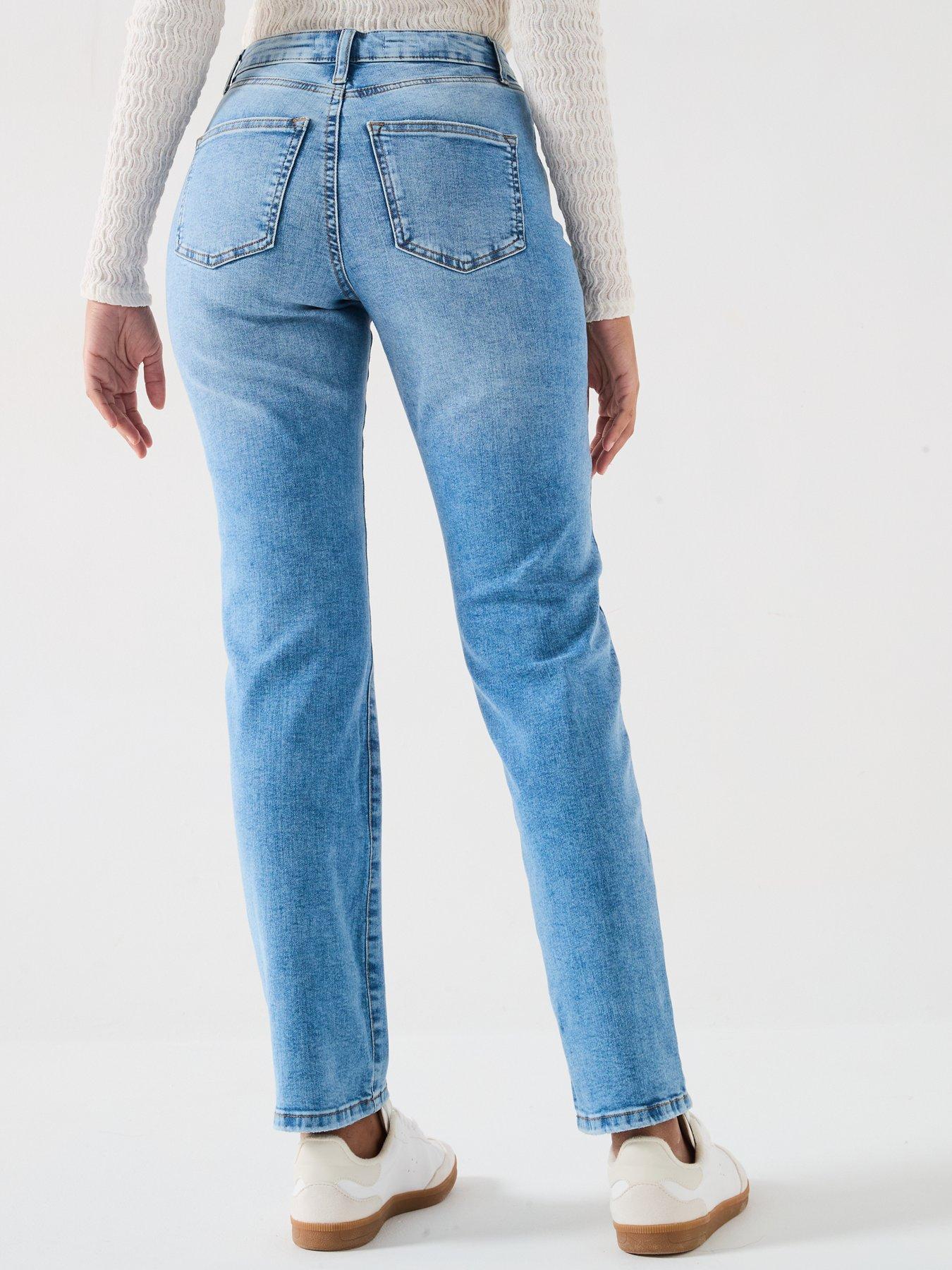 Image 2 of 6 of Everyday Authentic Straight Leg Jeans - Light Wash