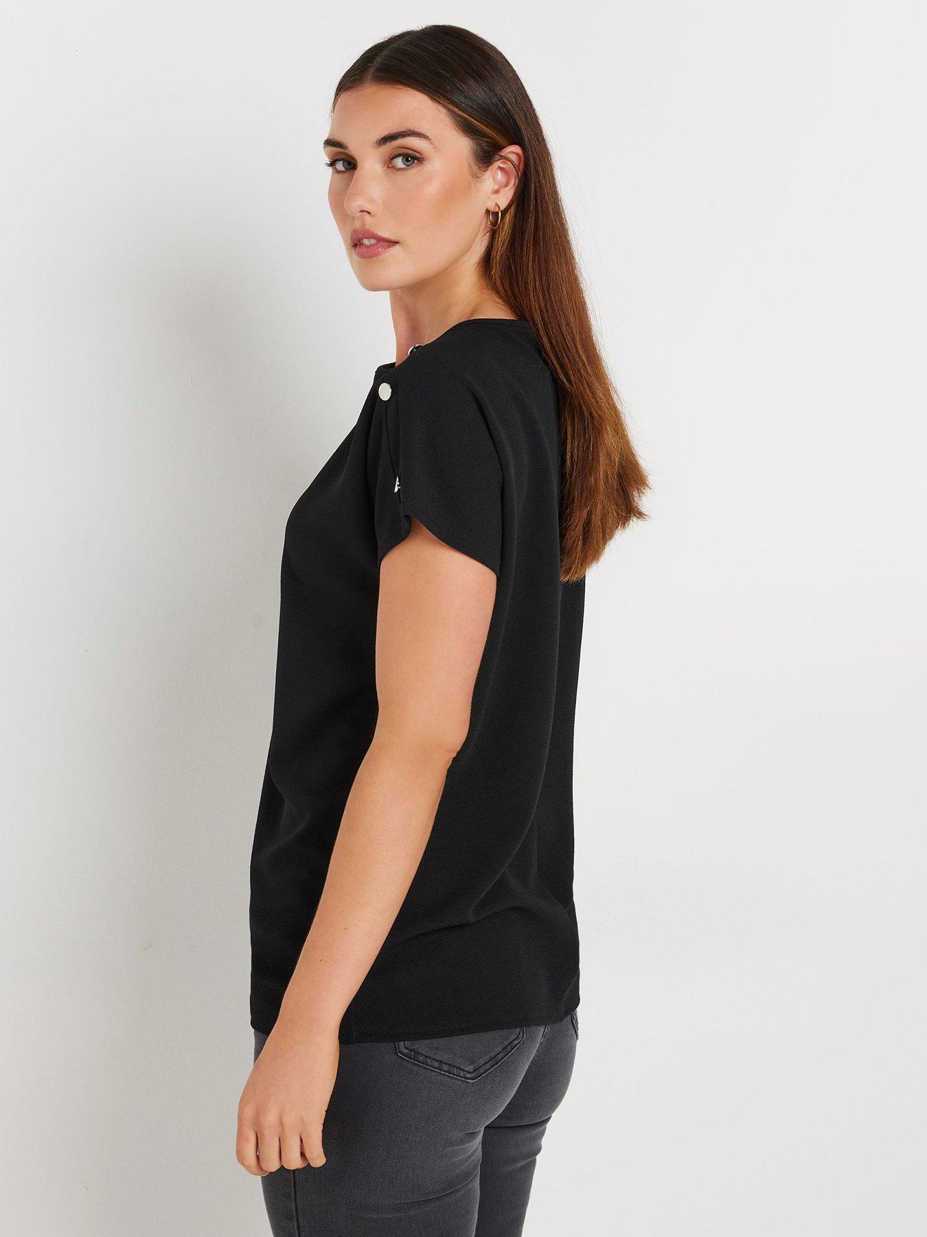 long-tall-sally-tall-button-shoulder-tee-blackstillFront