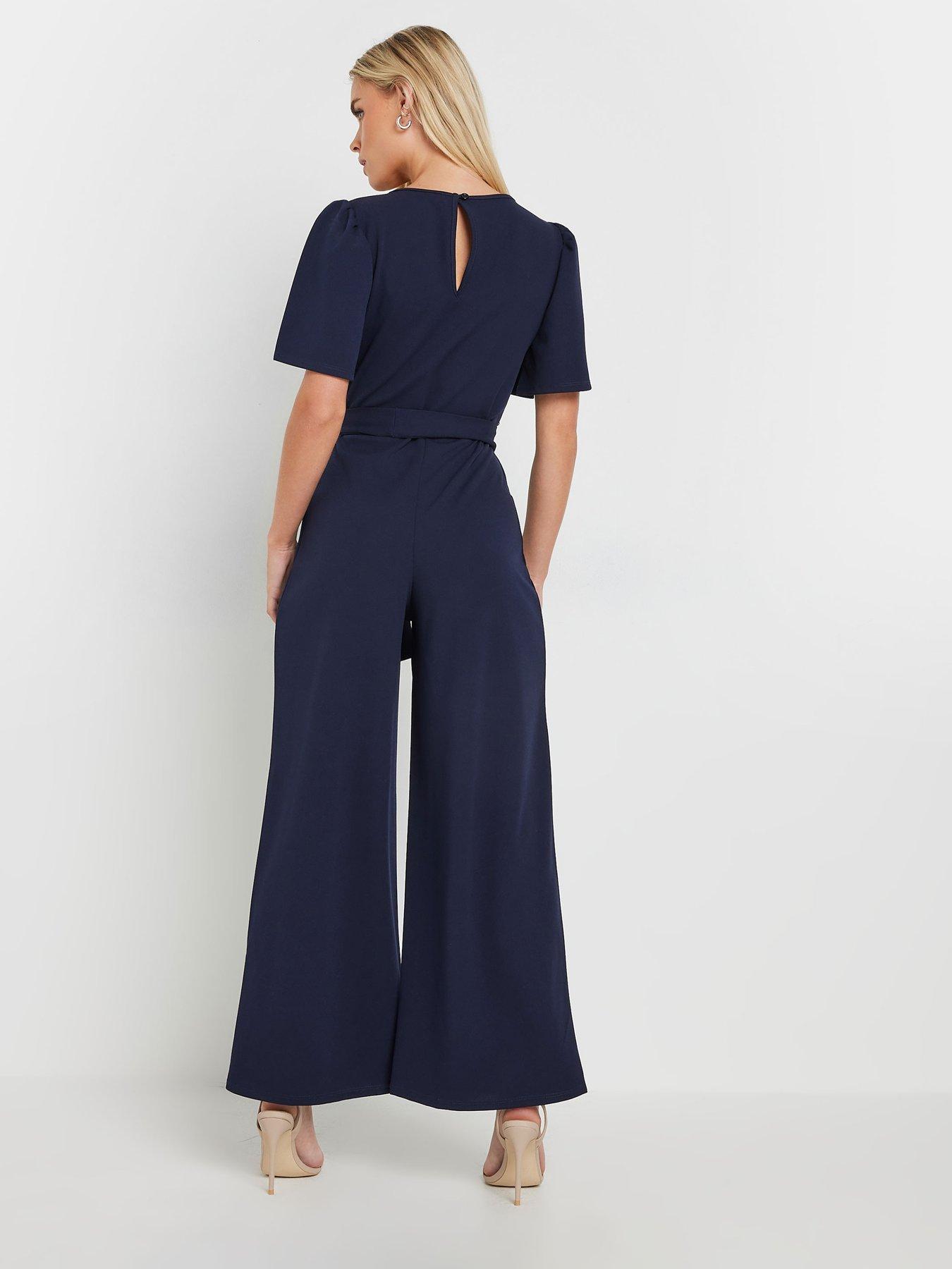 mco-petite-angel-sleeve-jumpsuit-bluestillFront