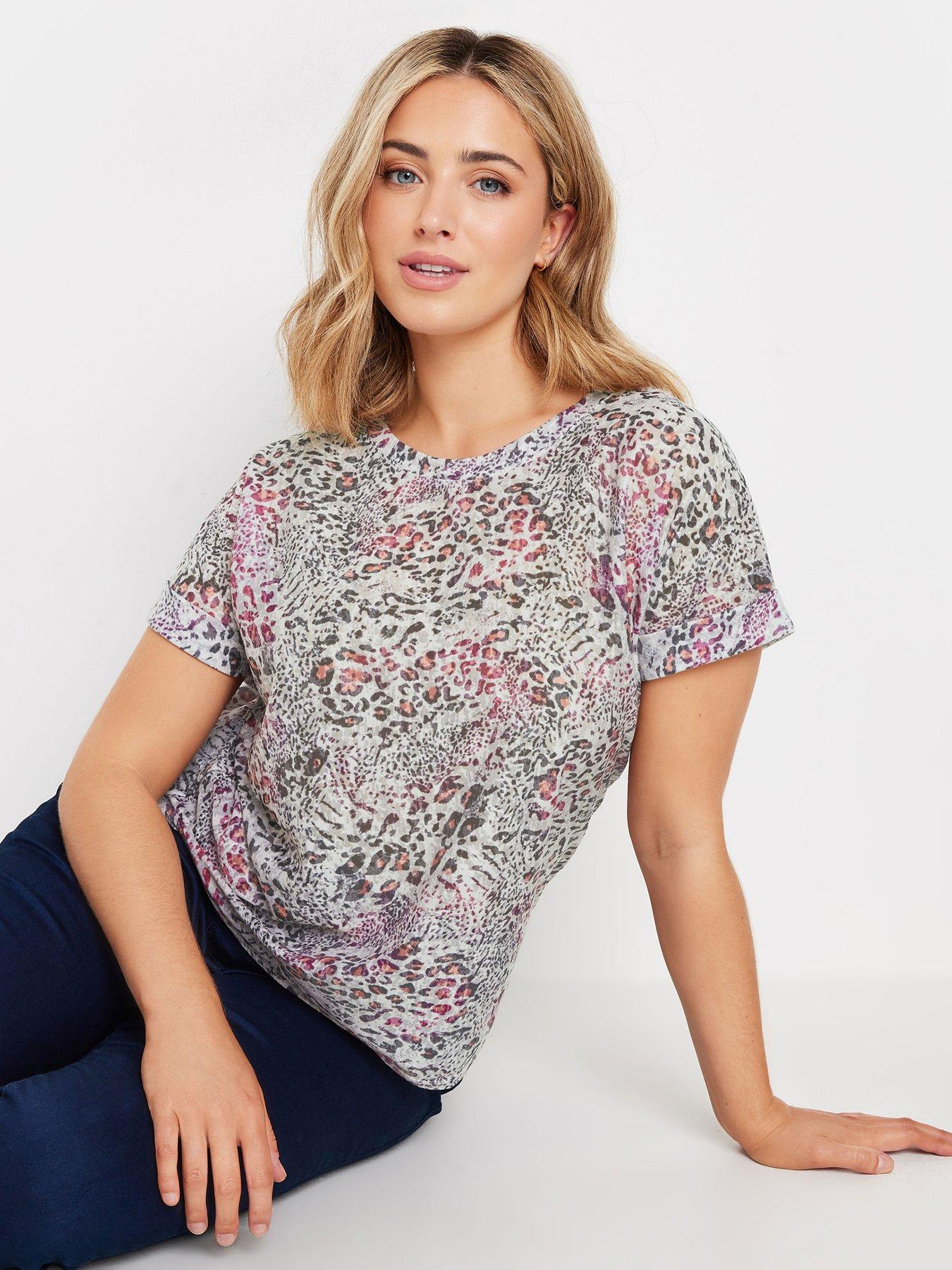 mco-pink-animal-burn-out-short-sleeve-top