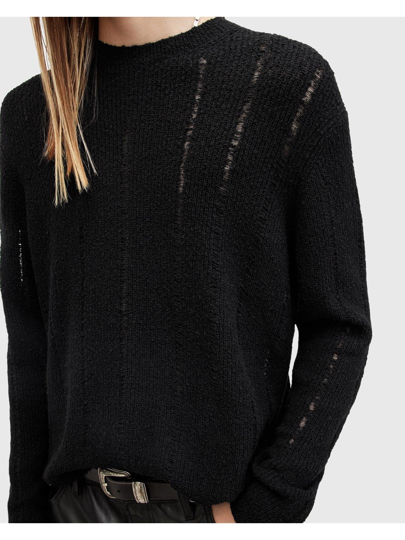 allsaints-allsaints-hades-crew-neck-knitted-jumper-blackoutfit