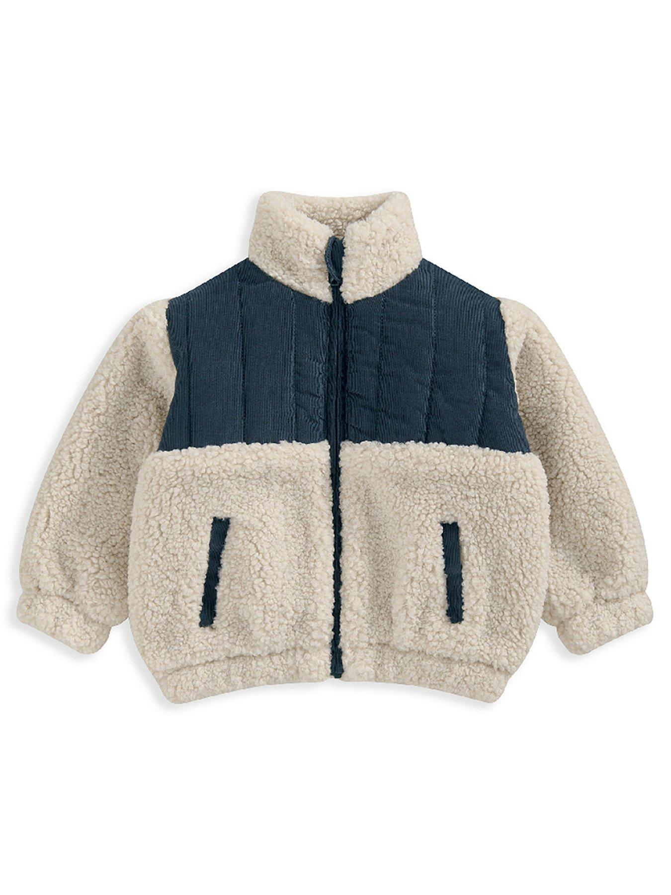 Mamas & Papas Baby Boys Fleece Jacket - Beige