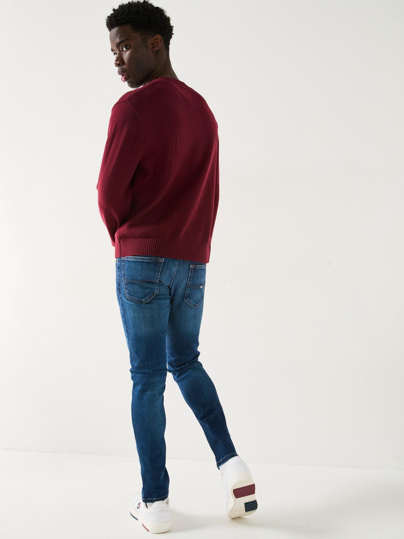 Image 2 of 6 of Tommy Jeans Austin Slim Fit Tapered Jean - Dark Wash