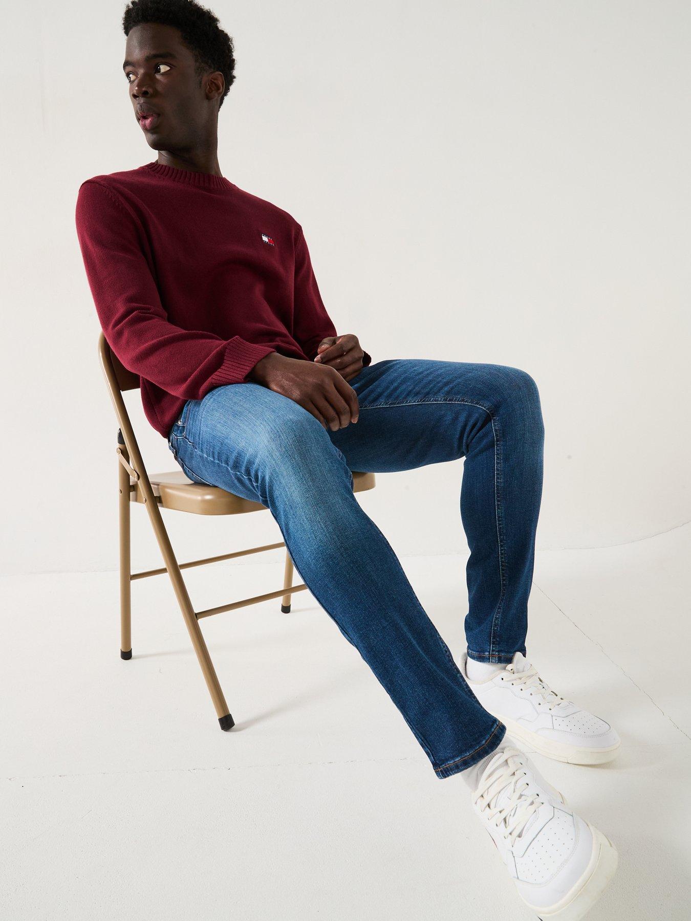 Image 4 of 6 of Tommy Jeans Austin Slim Fit Tapered Jean - Dark Wash