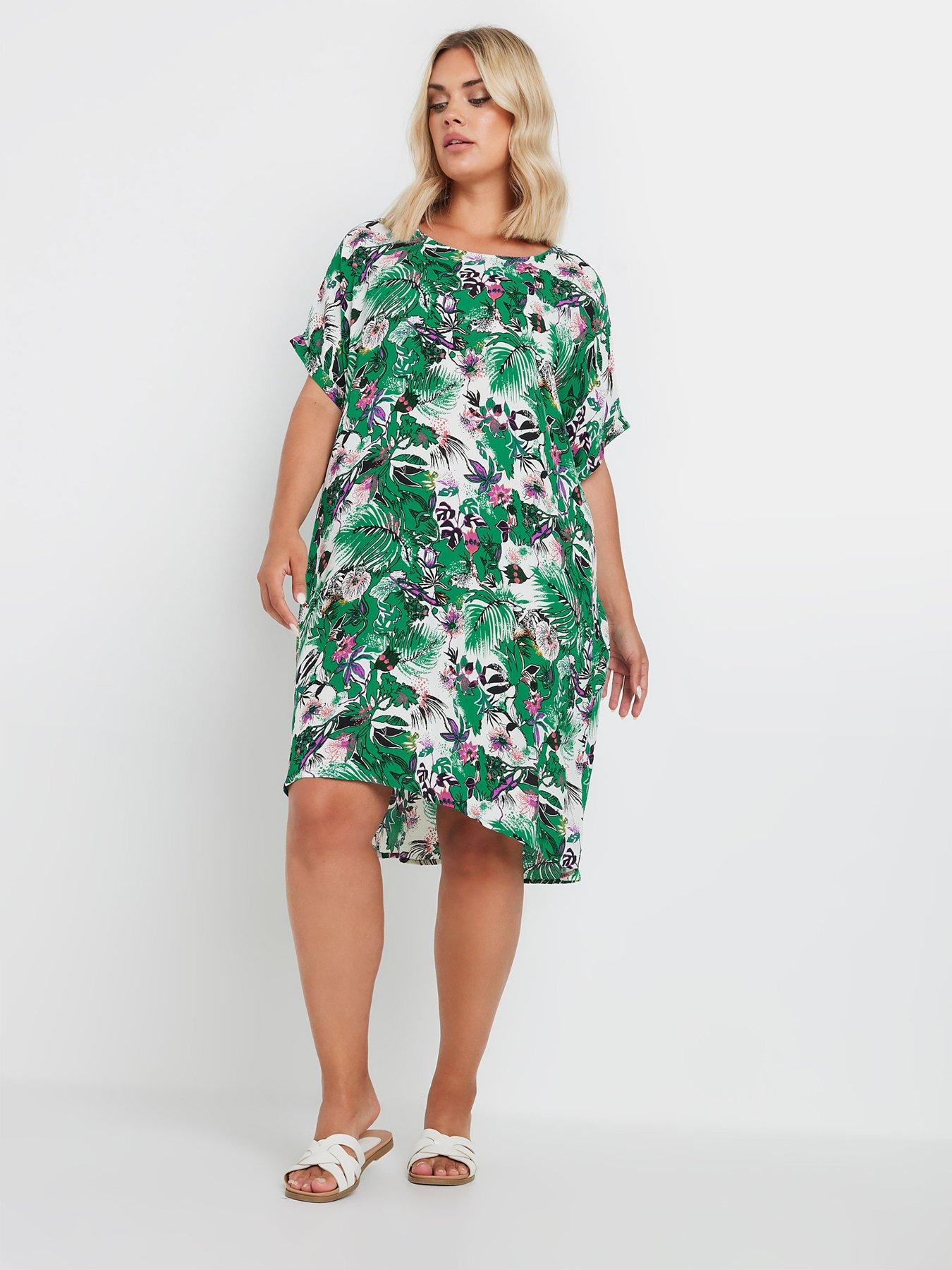 yours-curve-tunic-dress-greenback