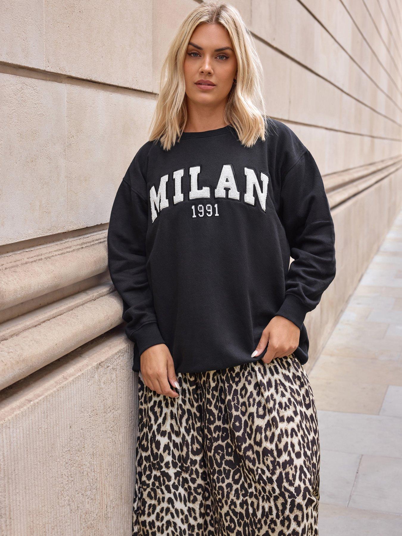 yours-curve-milan-crew-neck-sweatshirt-blackfront