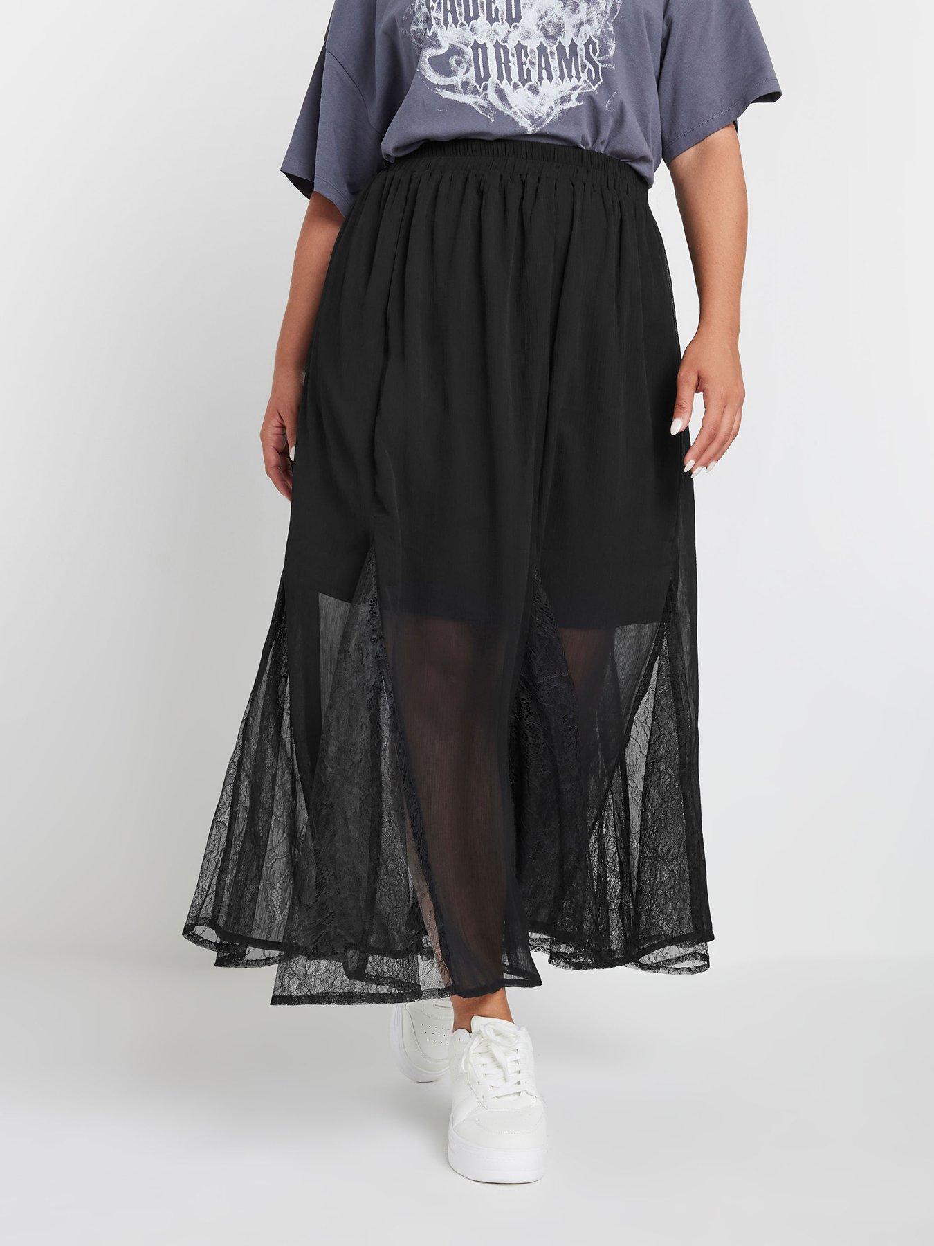 yours-curve-lace-godet-maxi-skirt